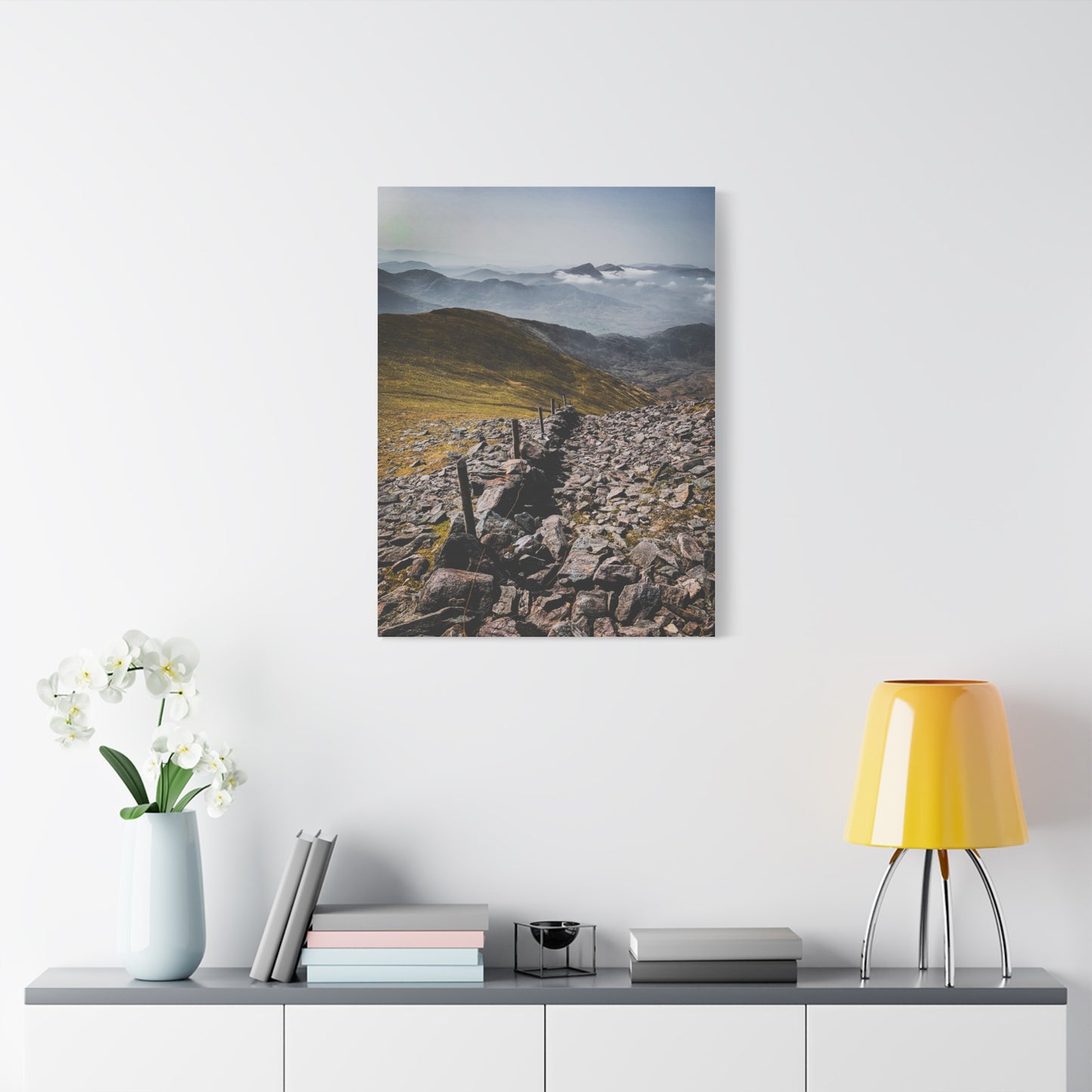Wall in Mountains Matte Canvas, Stretched, 1.25"