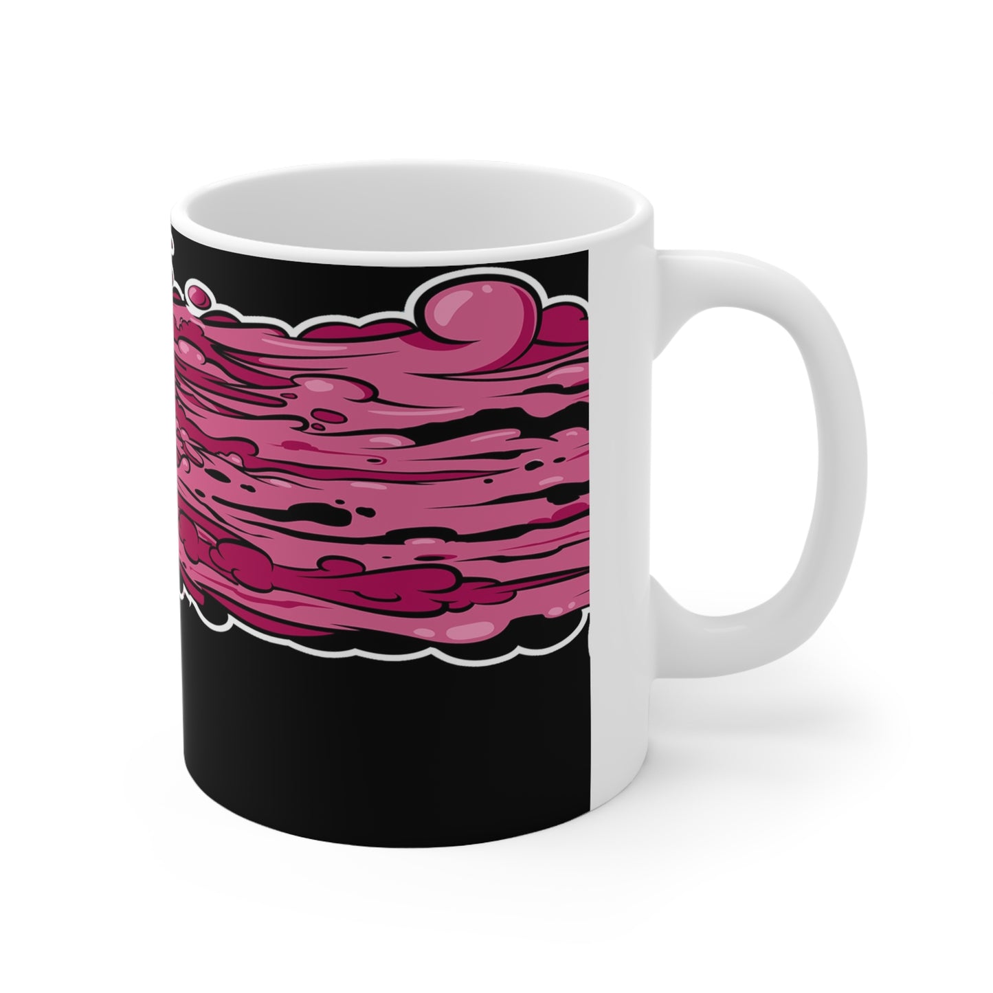 Edgy Skull Design Ceramic Coffee Cups - 11oz & 15oz