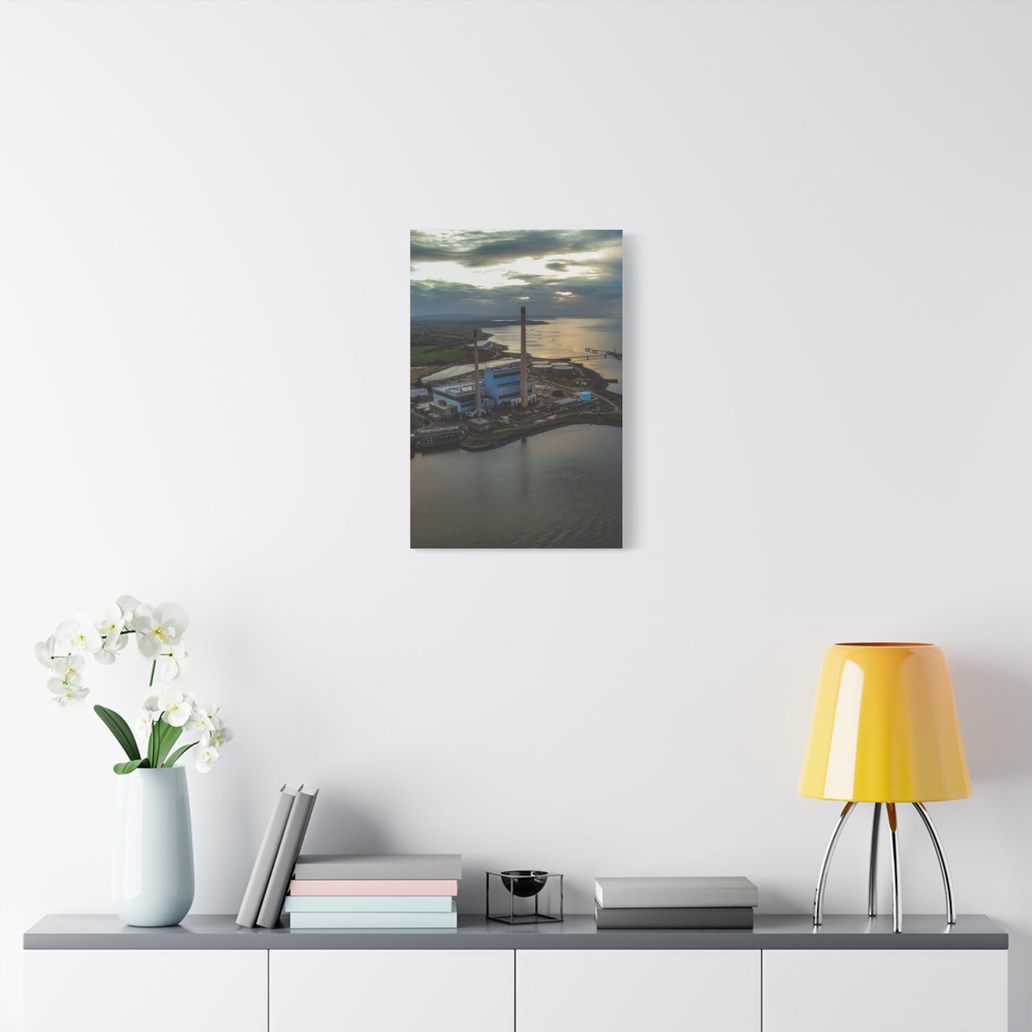 Tarbert Power Station Matte Canvas, Stretched, 1.25"