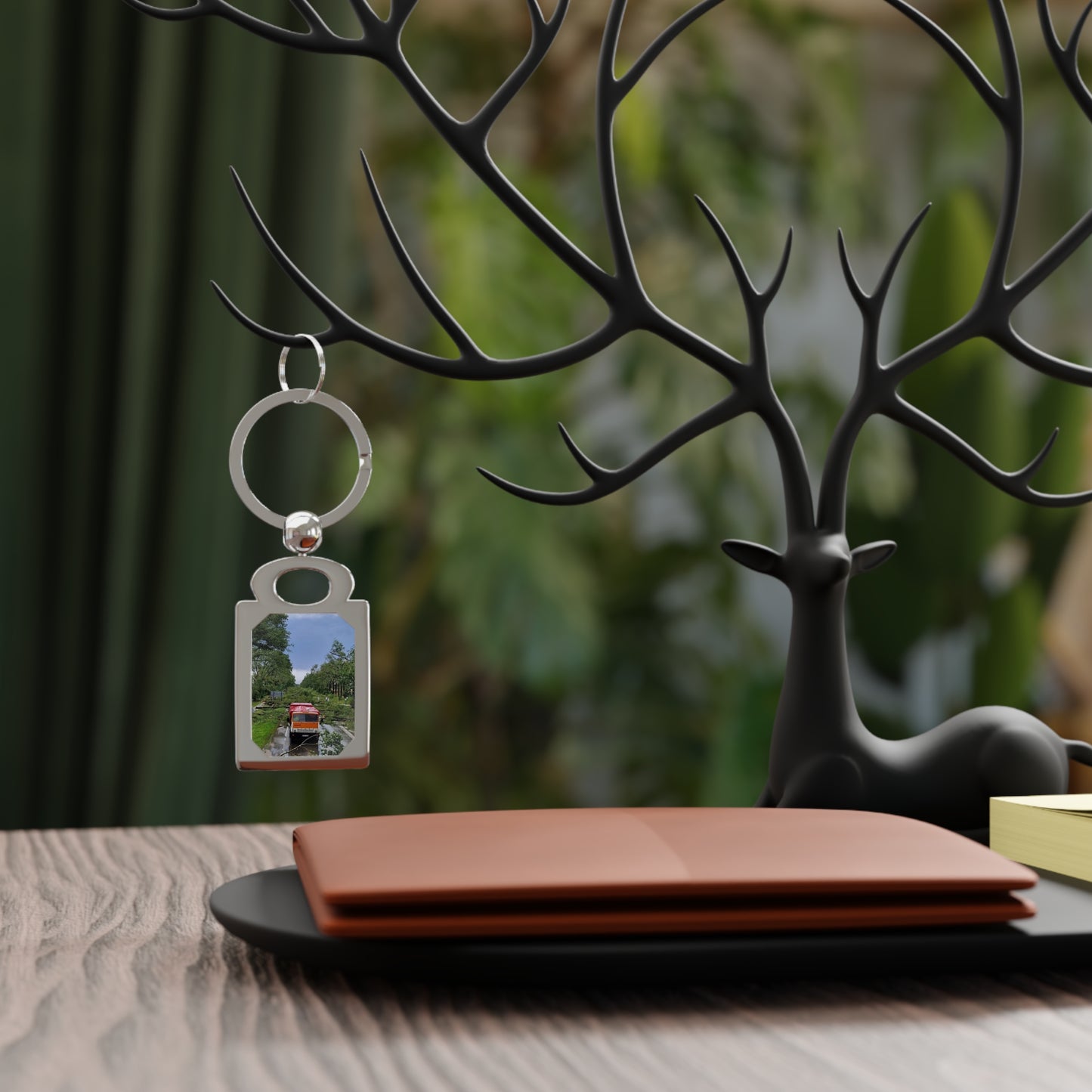 Lucky True Rectangle Photo Keyring