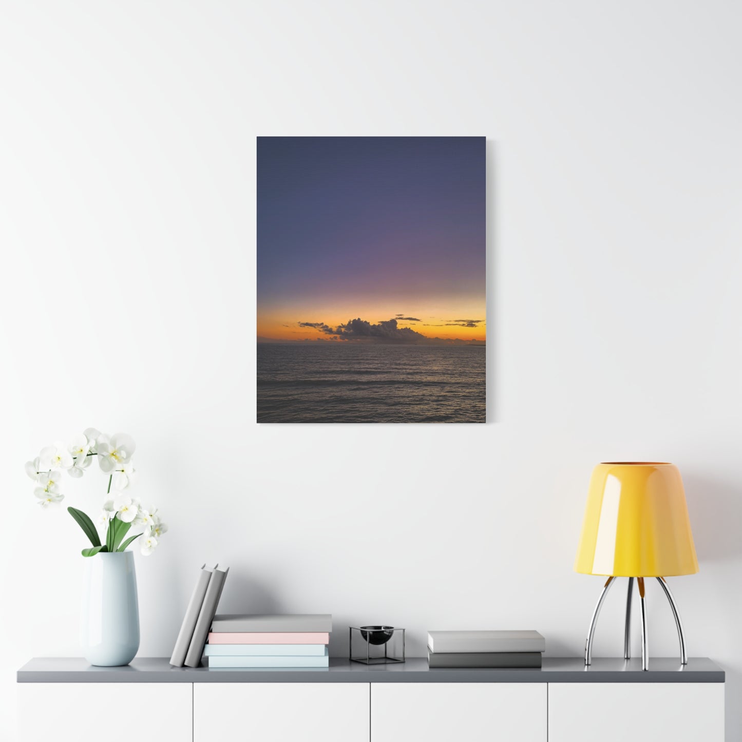Sunset in Ocean 2 Matte Canvas, Stretched, 1.25"