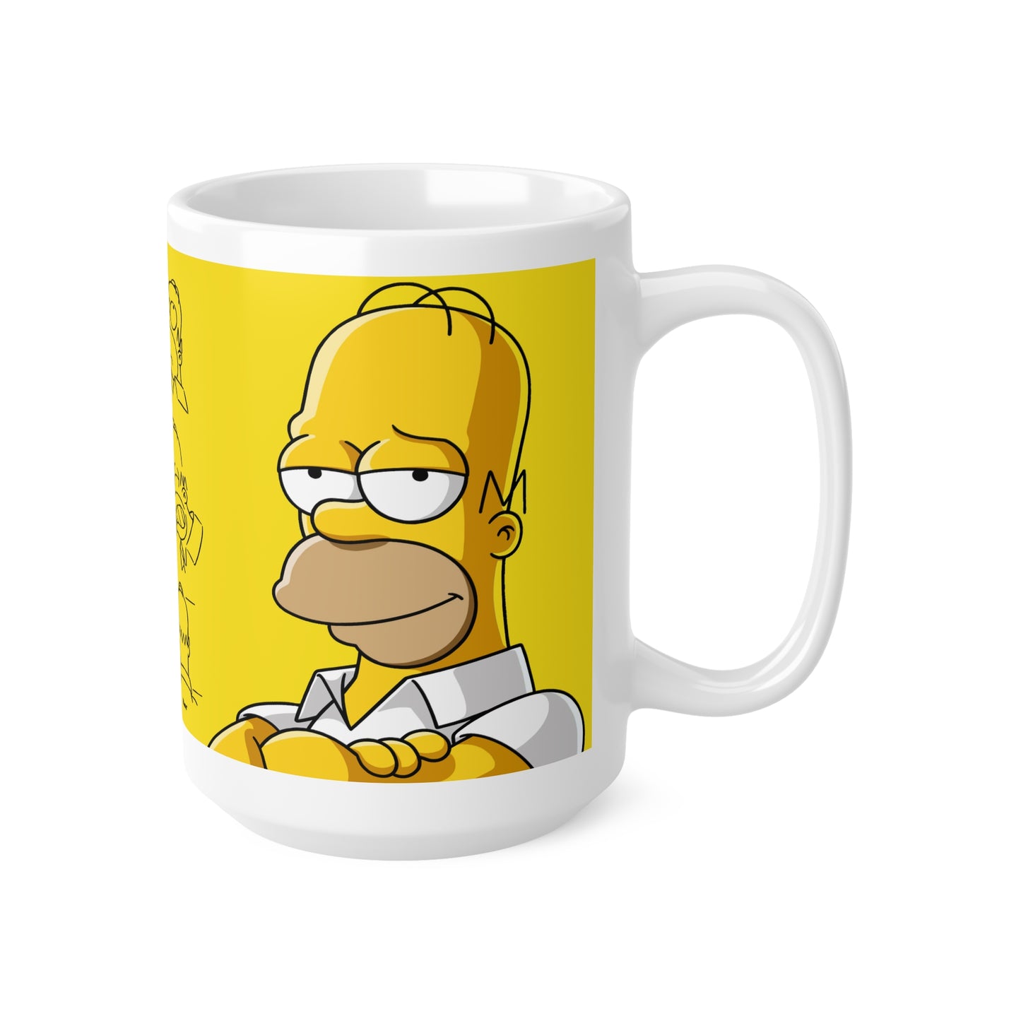 Homer Ceramic Coffee Mug – Fun Quotes & Illustrations