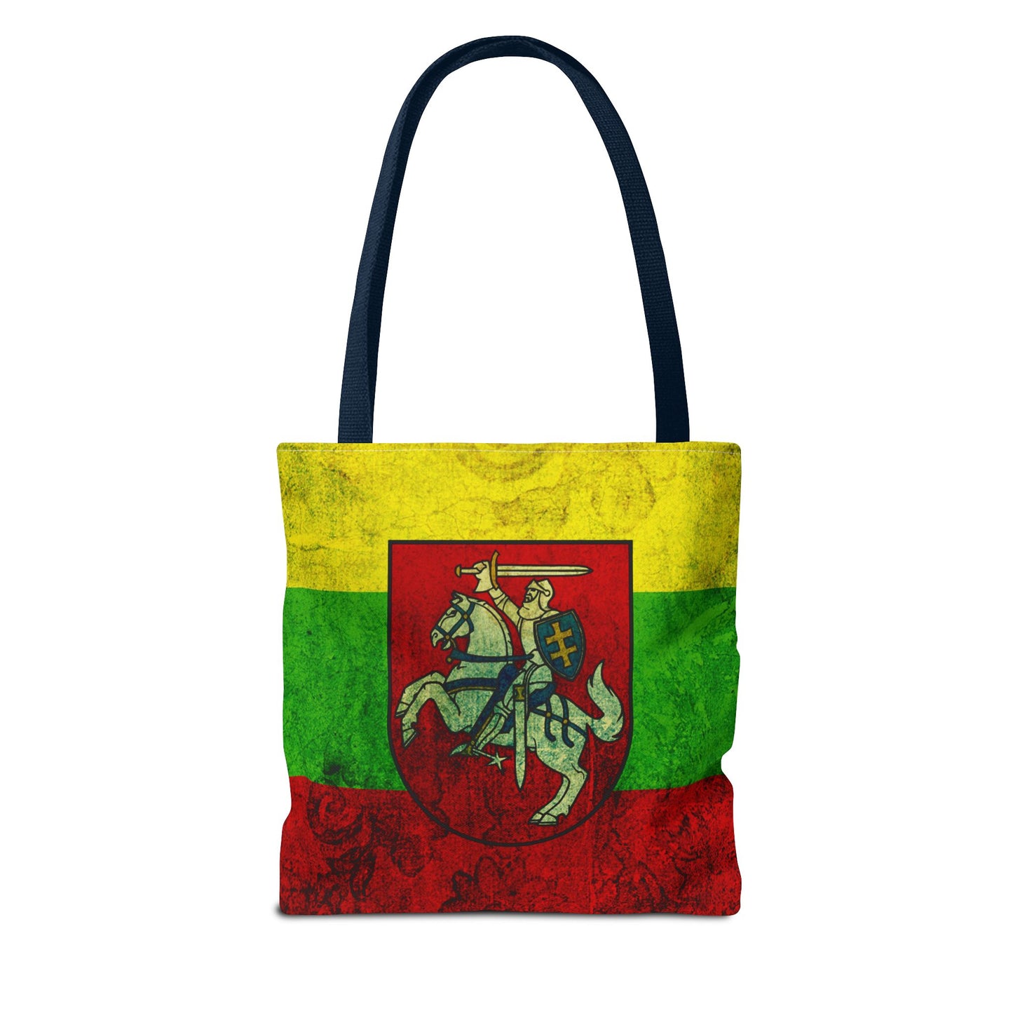 Vintage Lithuanian Crest Tote Bag - Perfect for Festivals, Travel, and Daily Use