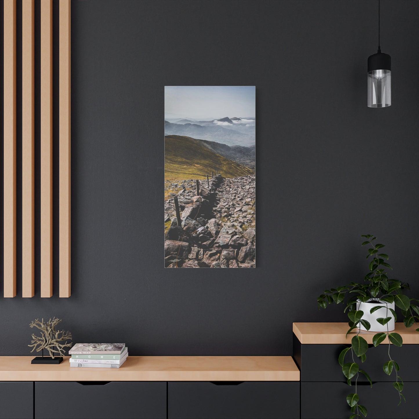 Wall in Mountains Matte Canvas, Stretched, 1.25"