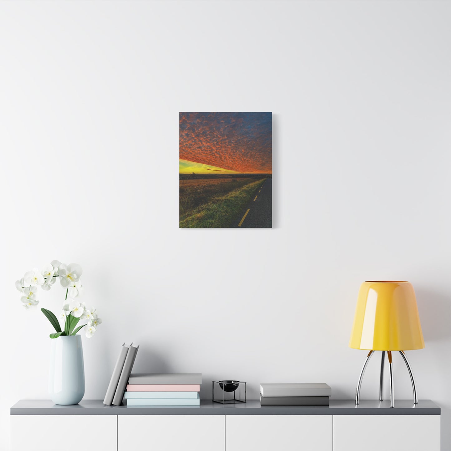 Cloudy Sunset Matte Canvas, Stretched, 1.25"