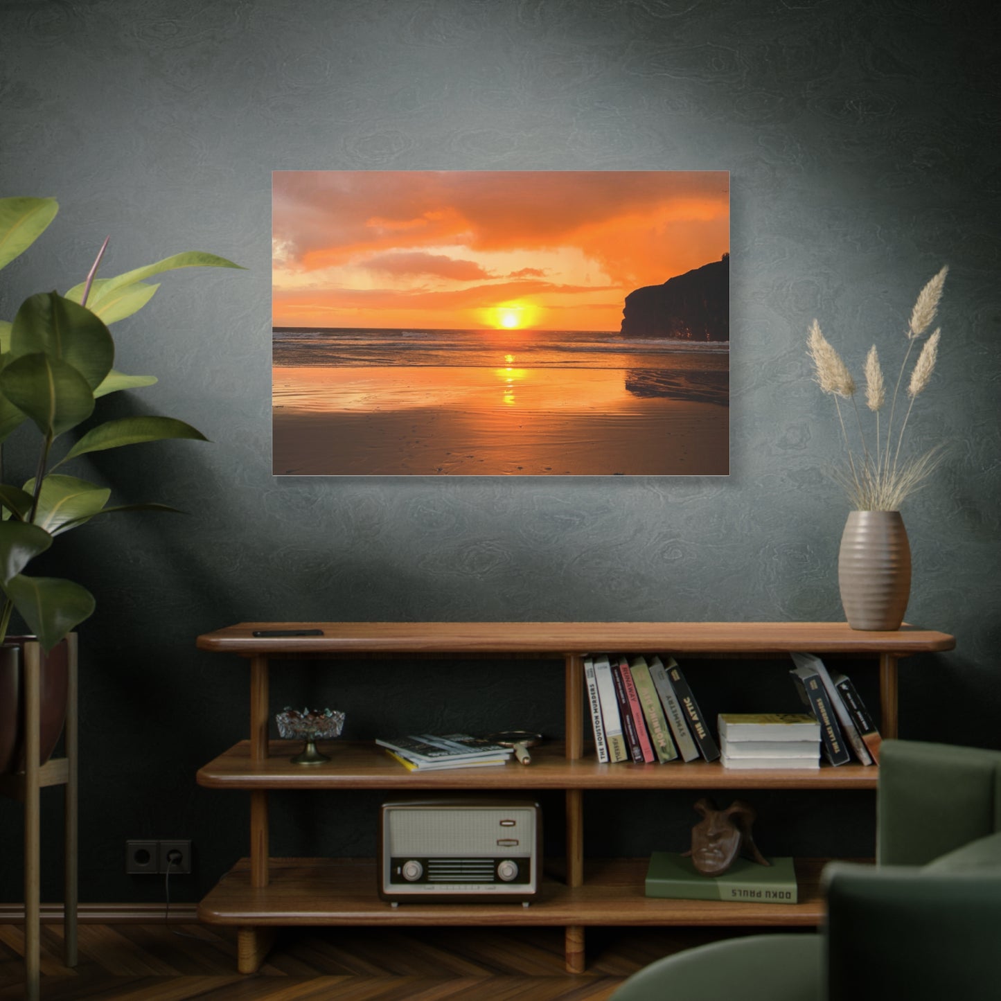 Sunset in Ballybunion Matte Canvas, Stretched, 1.25"