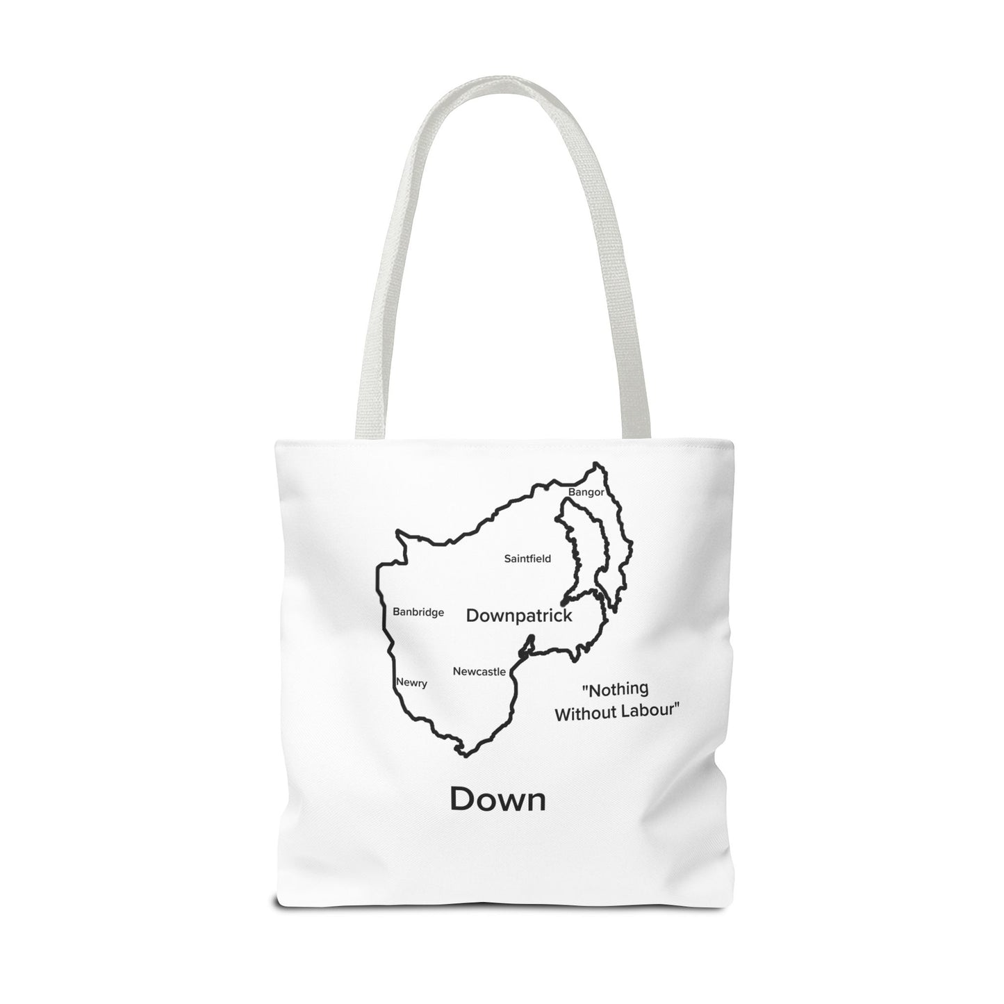 Down Tote Bag White Edition