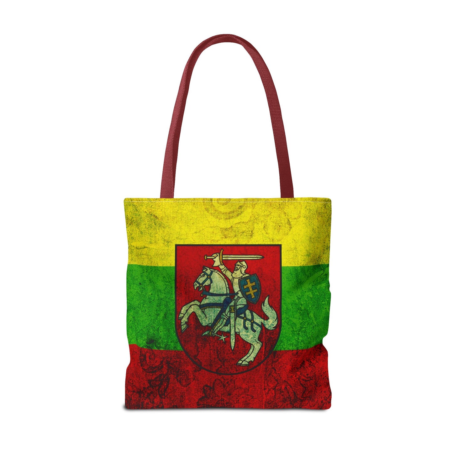 Vintage Lithuanian Crest Tote Bag - Perfect for Festivals, Travel, and Daily Use
