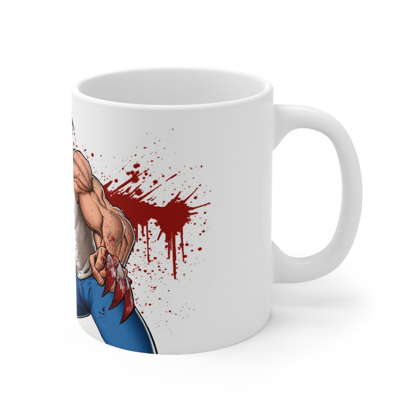 Wolverine Comic-Inspired Ceramic Coffee Cup - 11oz & 15oz