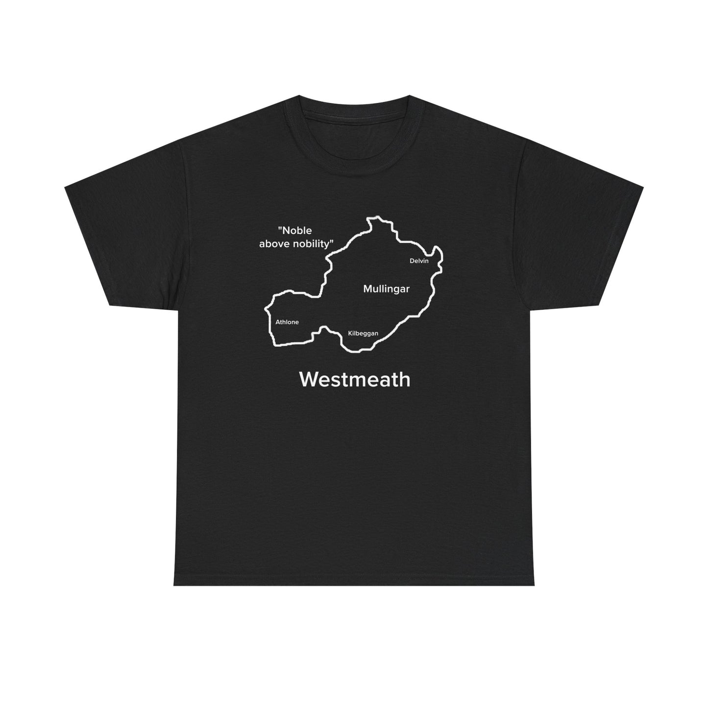 Westmeath Unisex Heavy Cotton T-Shirt Black Edition