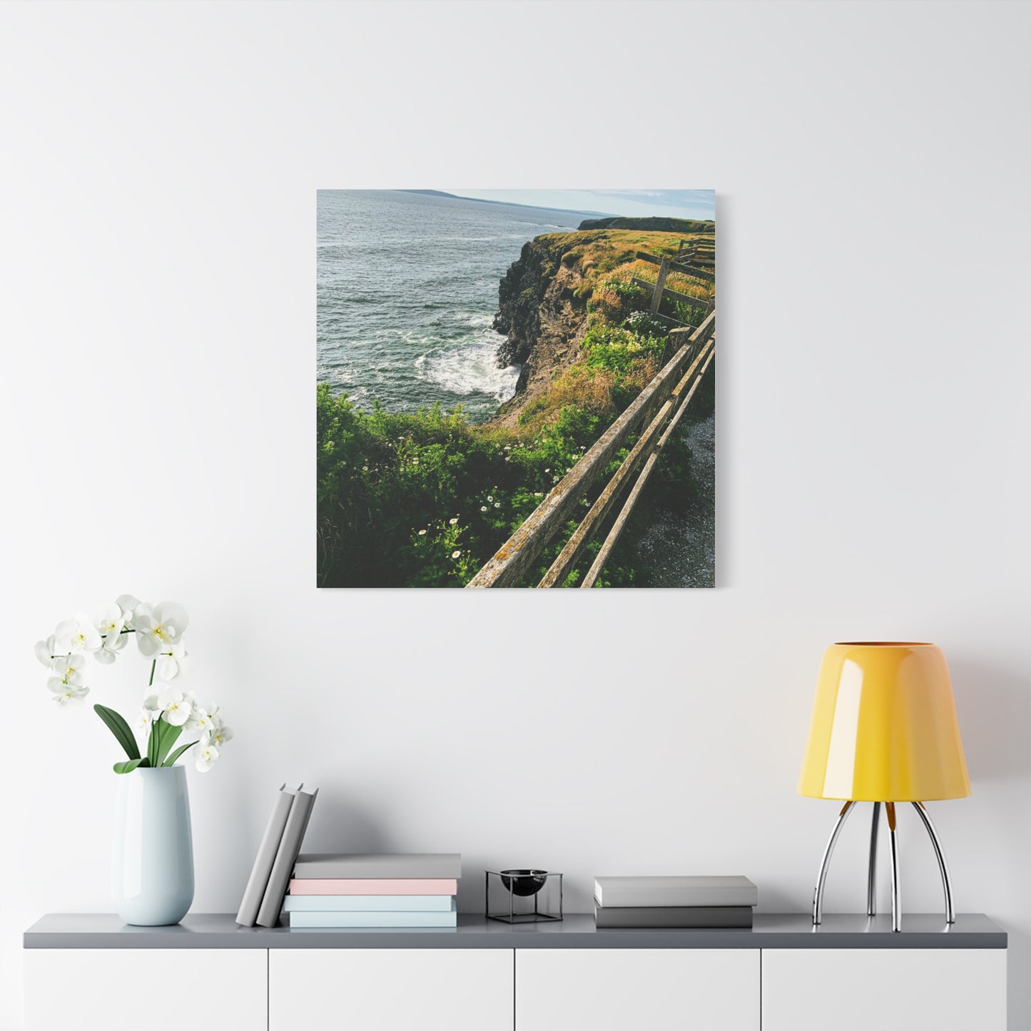 Ballybunion Cliff Walk Matte Canvas, Stretched, 1.25"