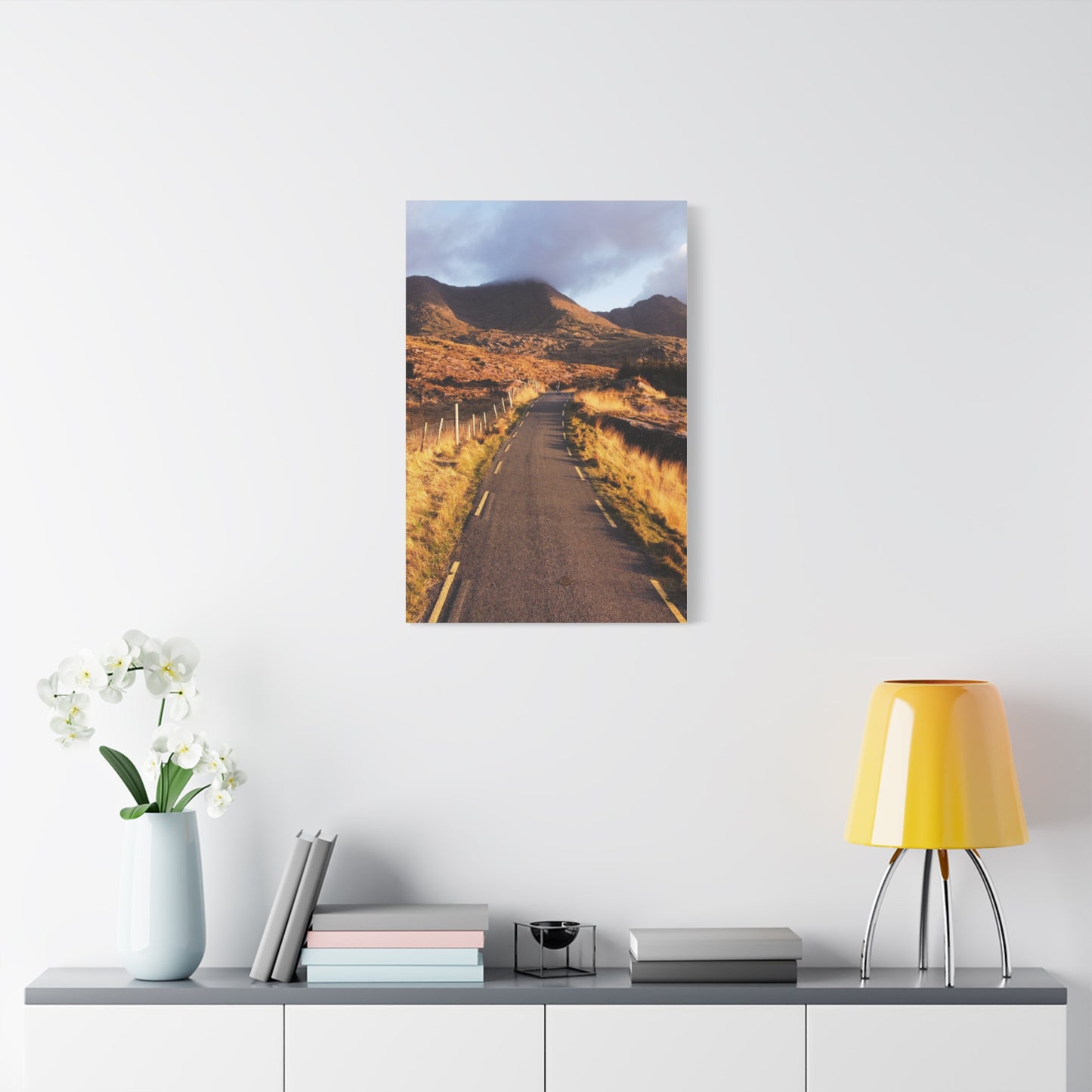 Sunset Road Matte Canvas, Stretched, 1.25"