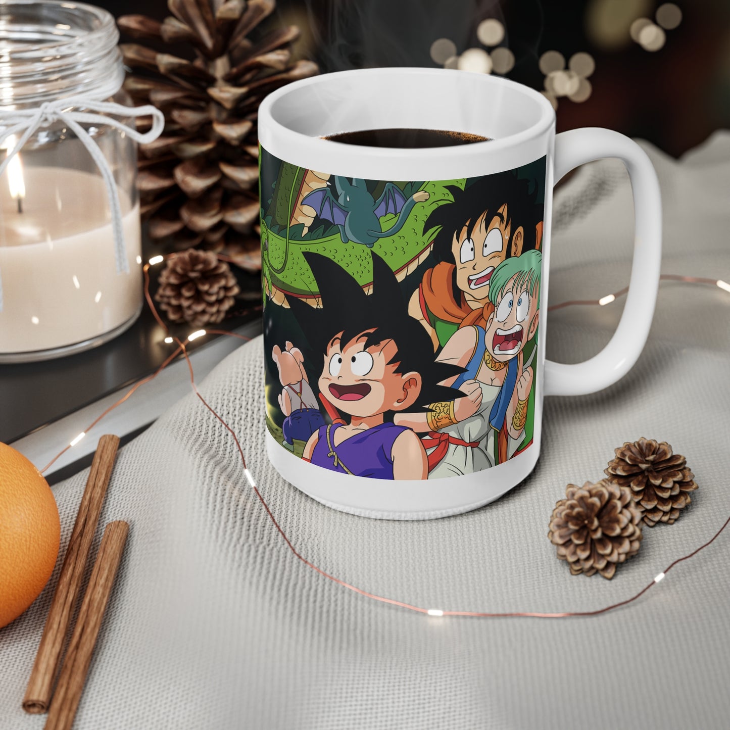 Dragon Ball Z Ceramic Coffee Cups - 11oz & 15oz - Perfect for Fans!