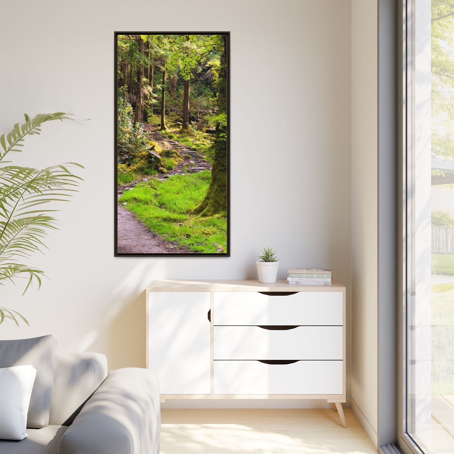 Torc Trail Matte Canvas, Framed (Multi-color)