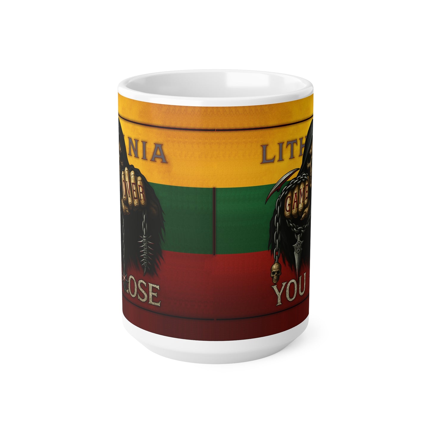 Vintage Lithuanian Game Over Coffee Mug - Grab Your 11oz or 15oz Ceramic Cup