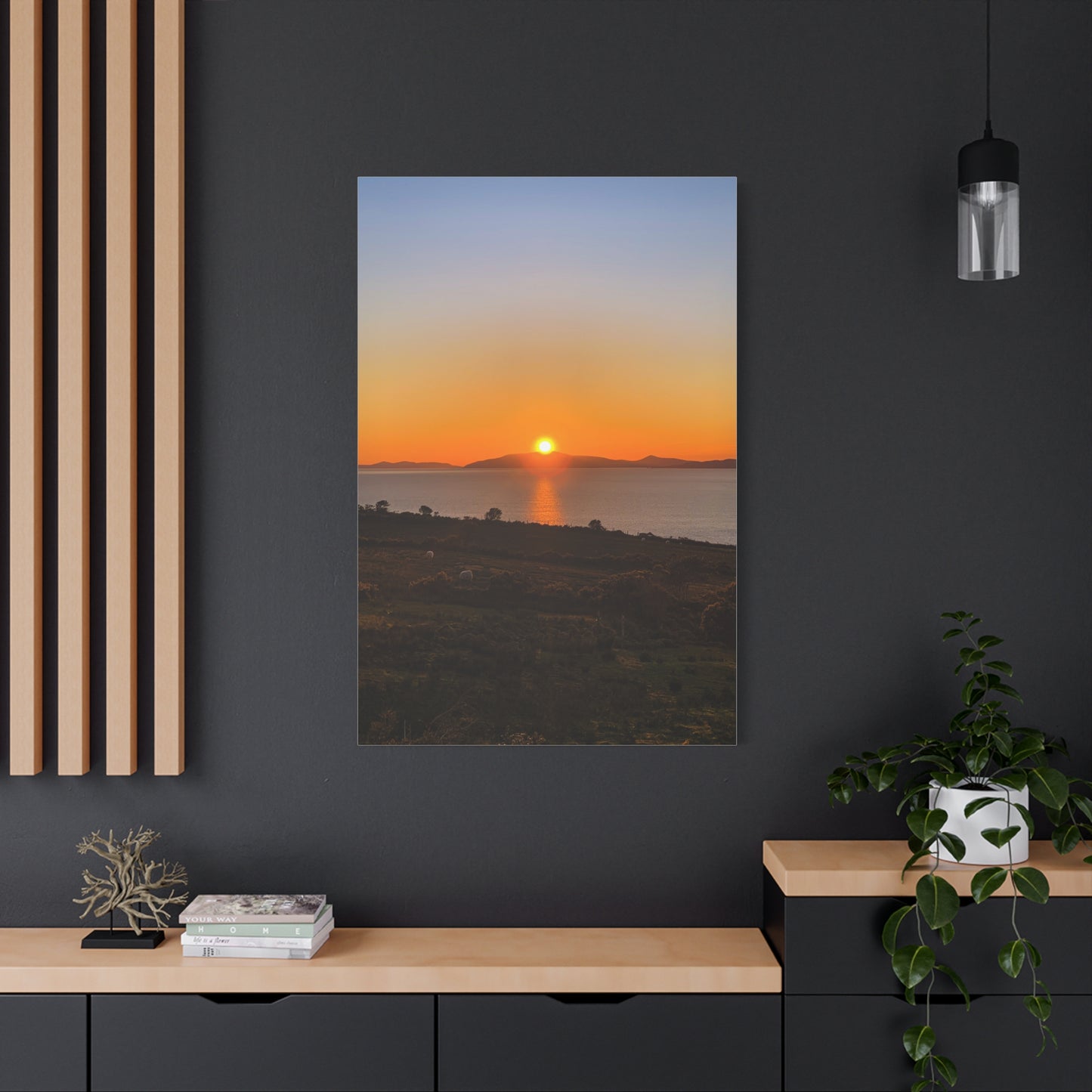 Sunset Ring of Kerry Matte Canvas, Stretched, 1.25"