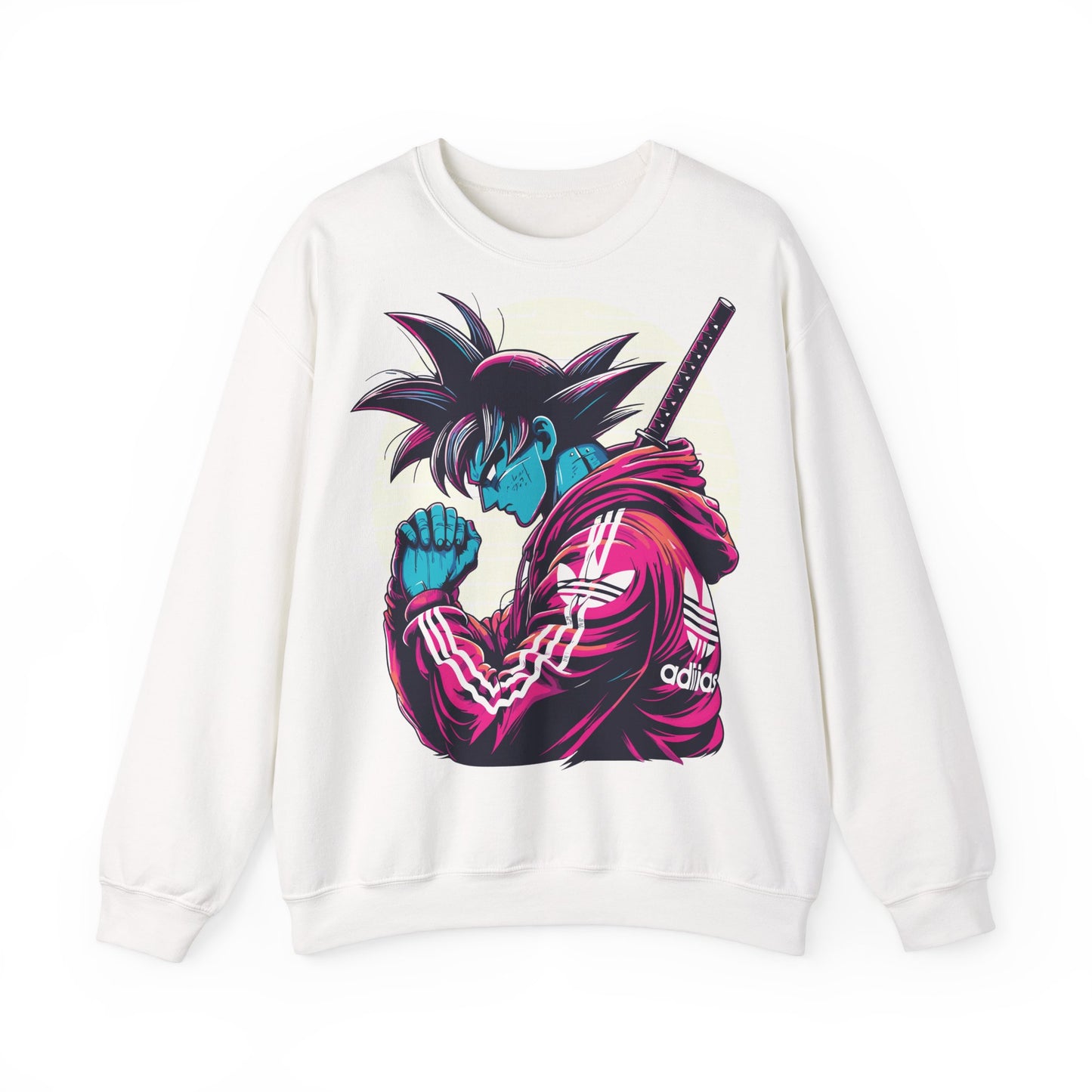 Anime-Inspired Crewneck Sweatshirt - Trendy Dragon Graphic