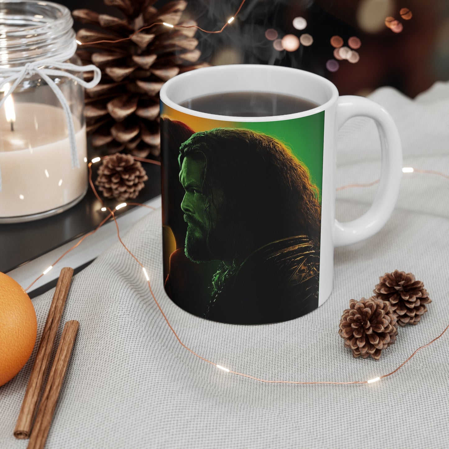 Superhero Ceramic Coffee Cup - 11oz & 15oz - Perfect Gift for Comic Book Fans