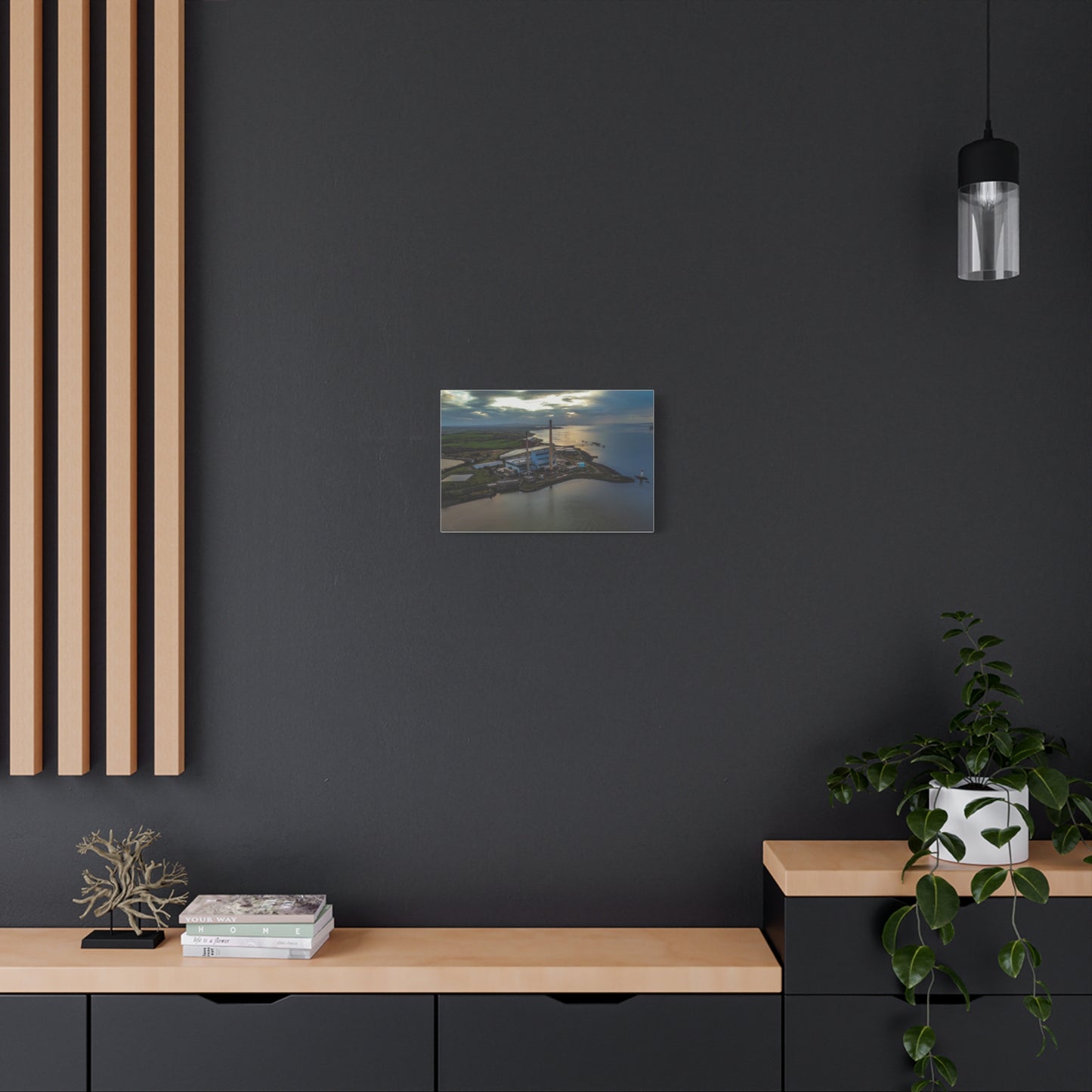 Tarbert Power Station Matte Canvas, Stretched, 1.25"