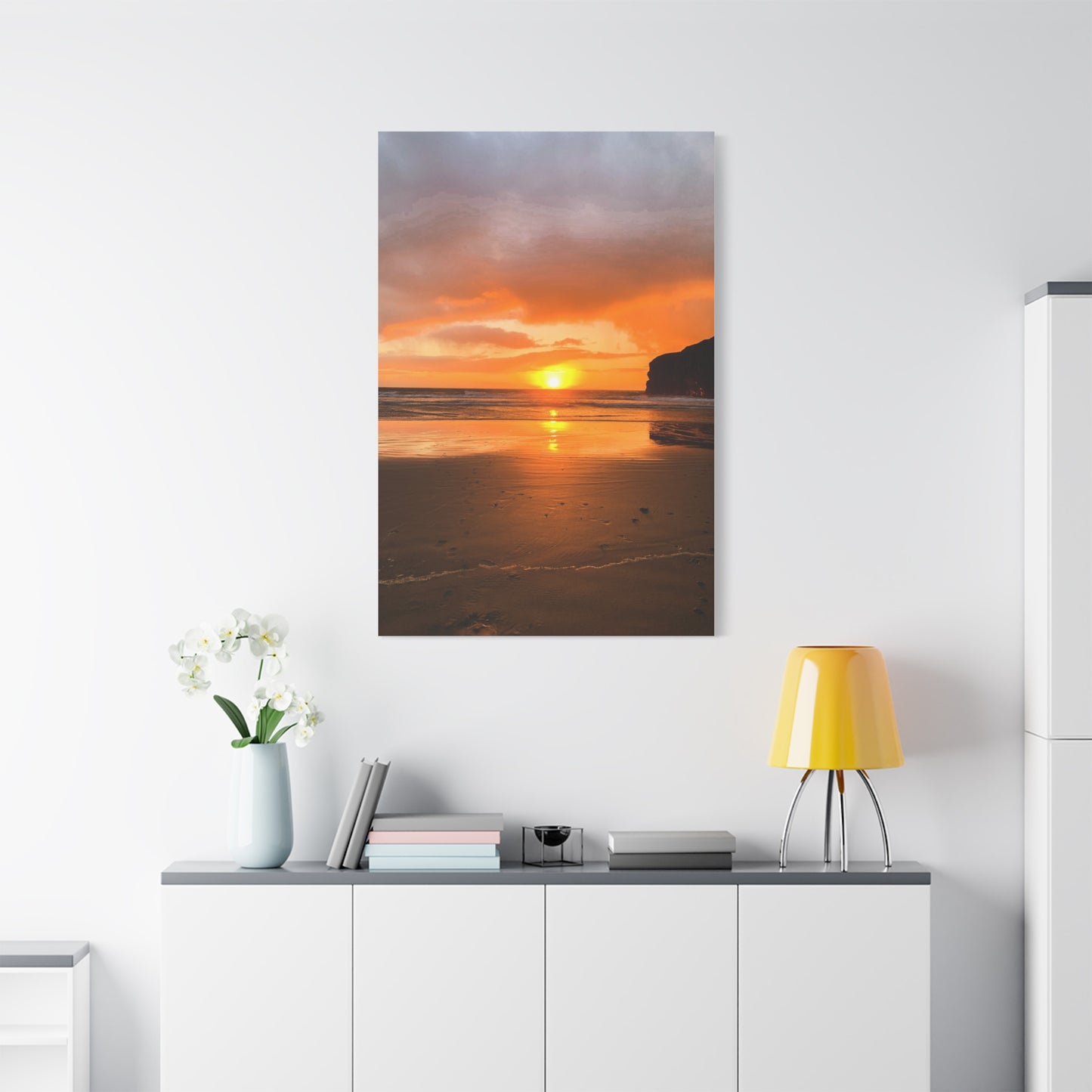 Sunset in Ballybunion Matte Canvas, Stretched, 1.25"