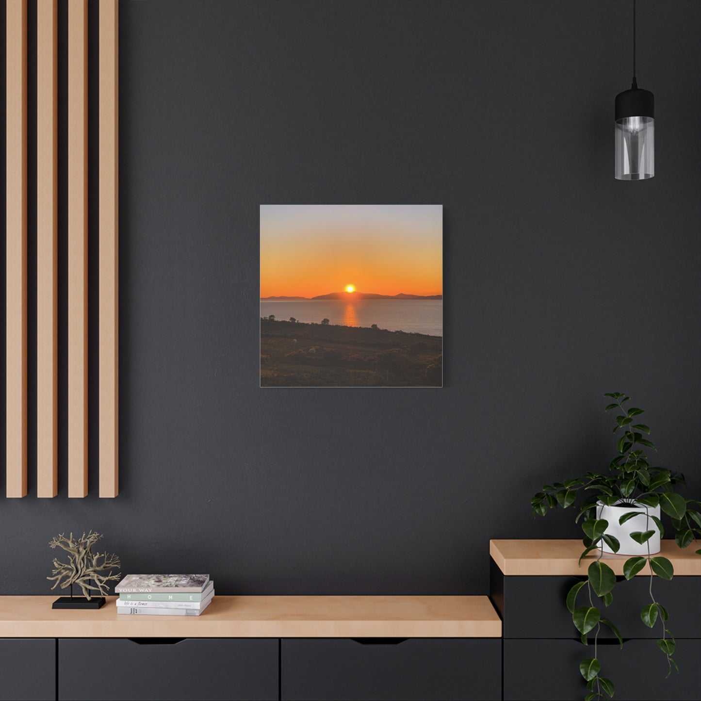 Sunset Ring of Kerry Matte Canvas, Stretched, 1.25"