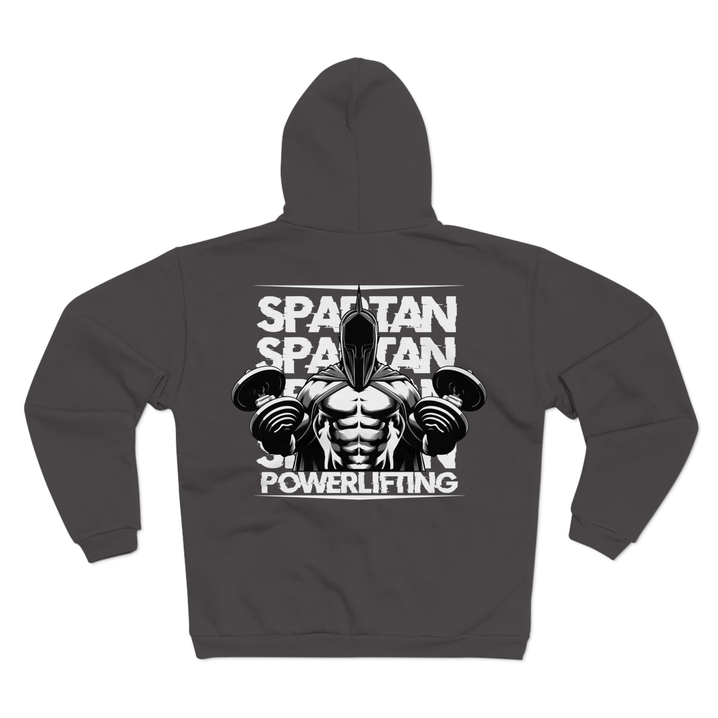Spartan Powerlifting Unisex Hooded Zip Sweatshirt