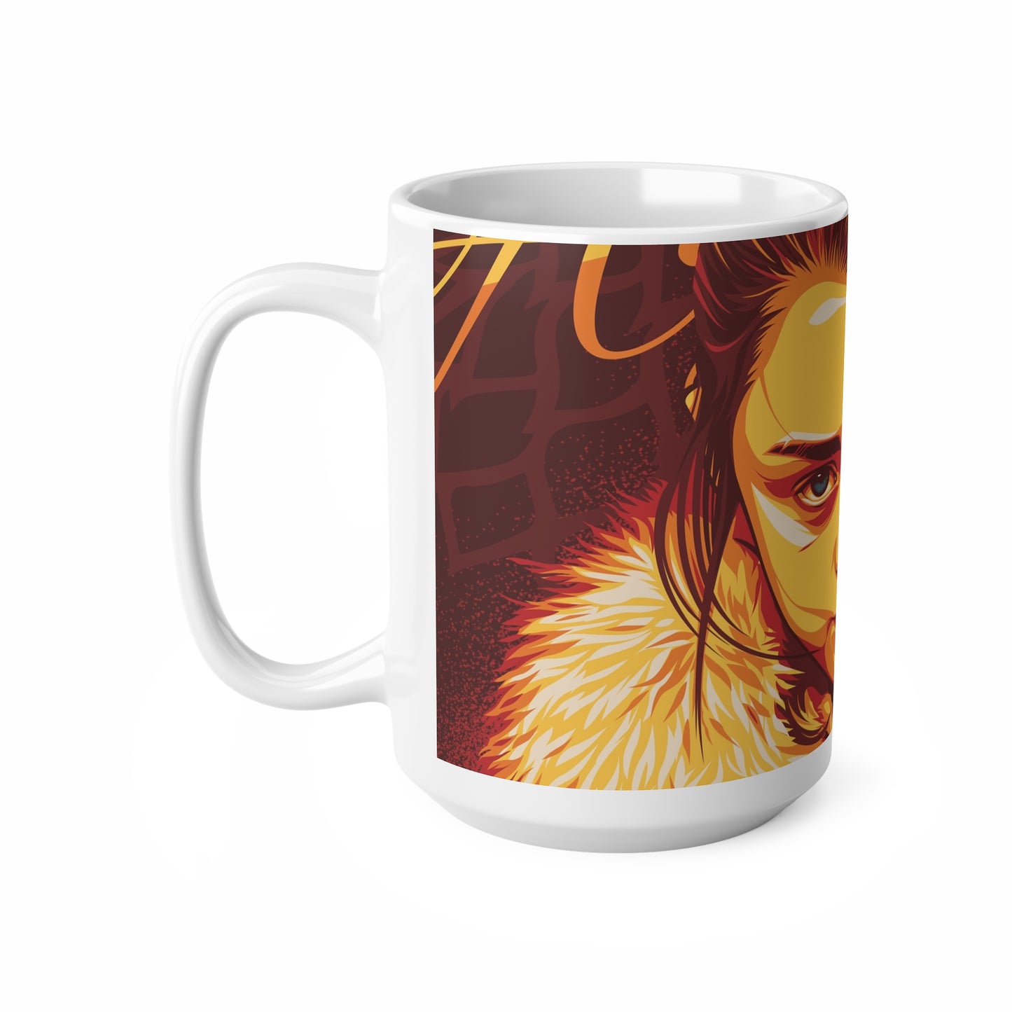 Fierce Portrait Ceramic Coffee Mug - 11oz & 15oz Options
