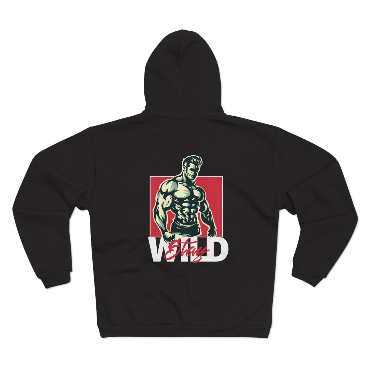 Wild and Free Graphic Unisex Hooded Zip Sweatshirt