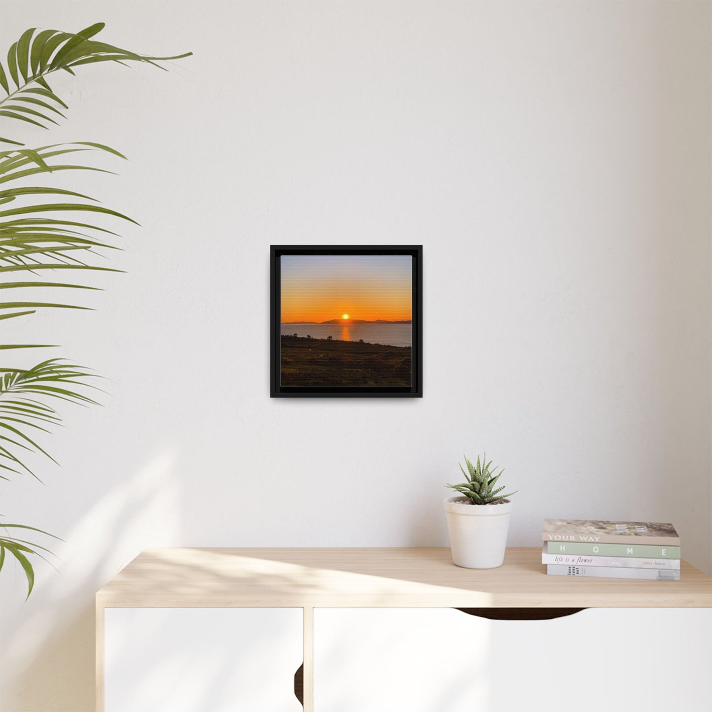 Sunset Ring Of Kerry Matte Canvas, Framed (Multi-color)