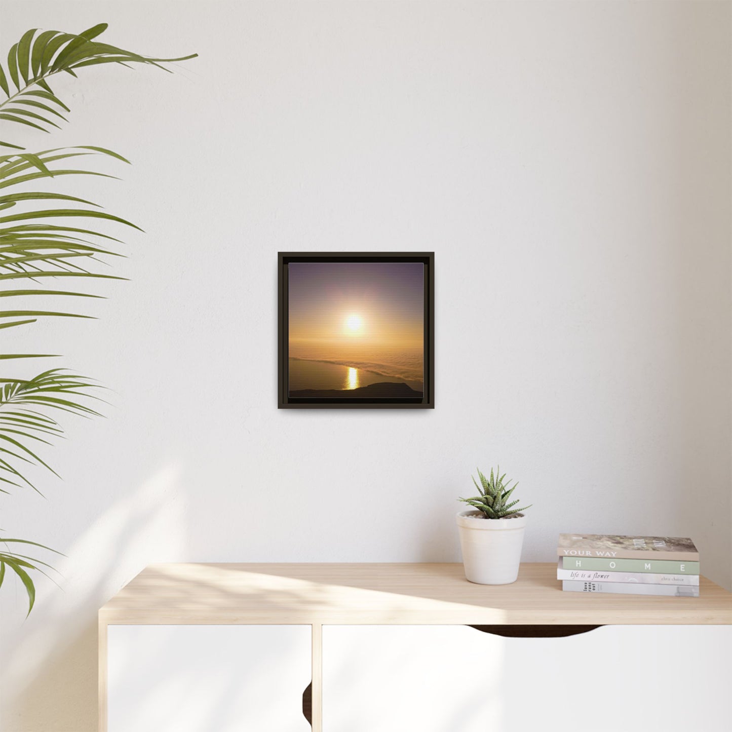 Sunset on Mount Brandon Matte Canvas, Framed (Multi-color)
