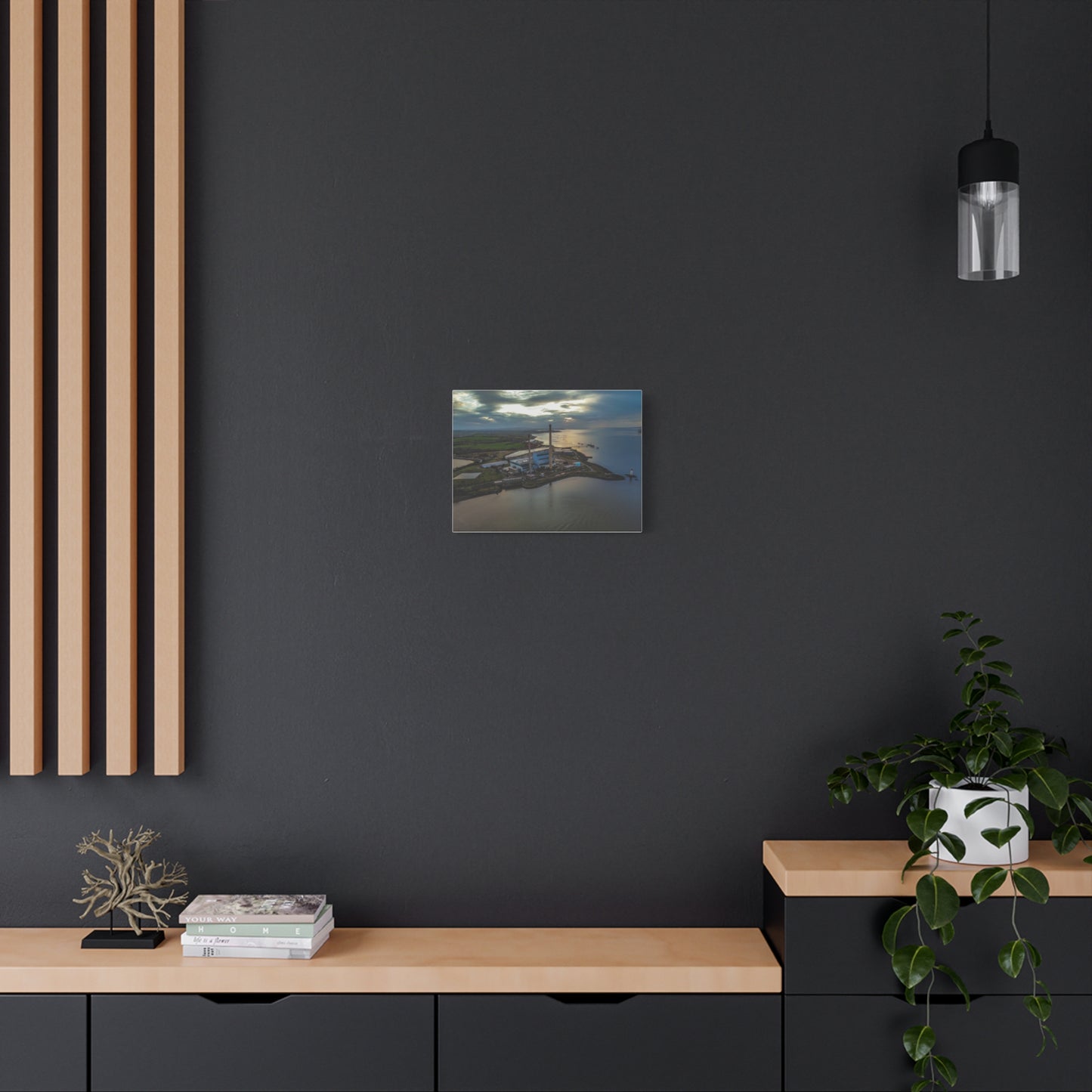 Tarbert Power Station Matte Canvas, Stretched, 1.25"