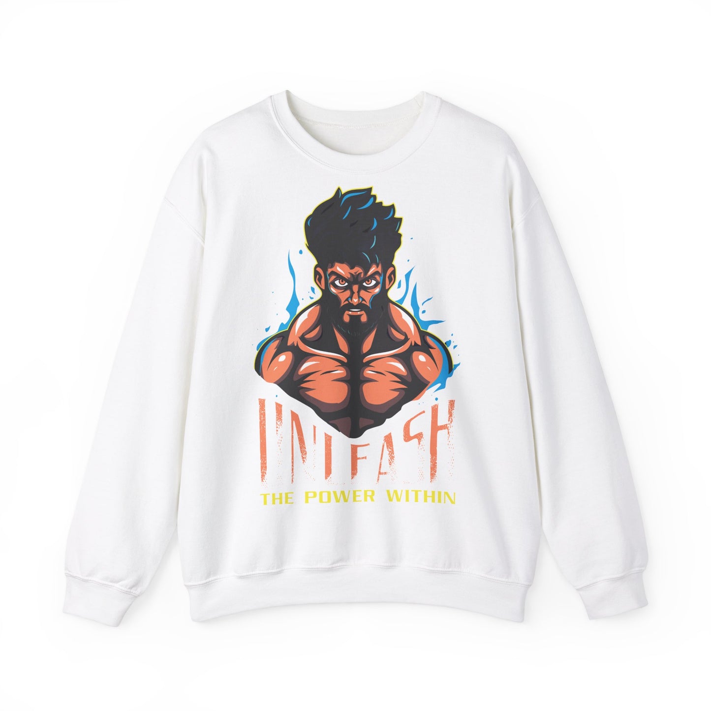 Unisex Heavy Blend™ Crewneck Sweatshirt - 'Unleash the Power Within' Graphic Sweatshirt for Motivation and Inspiration
