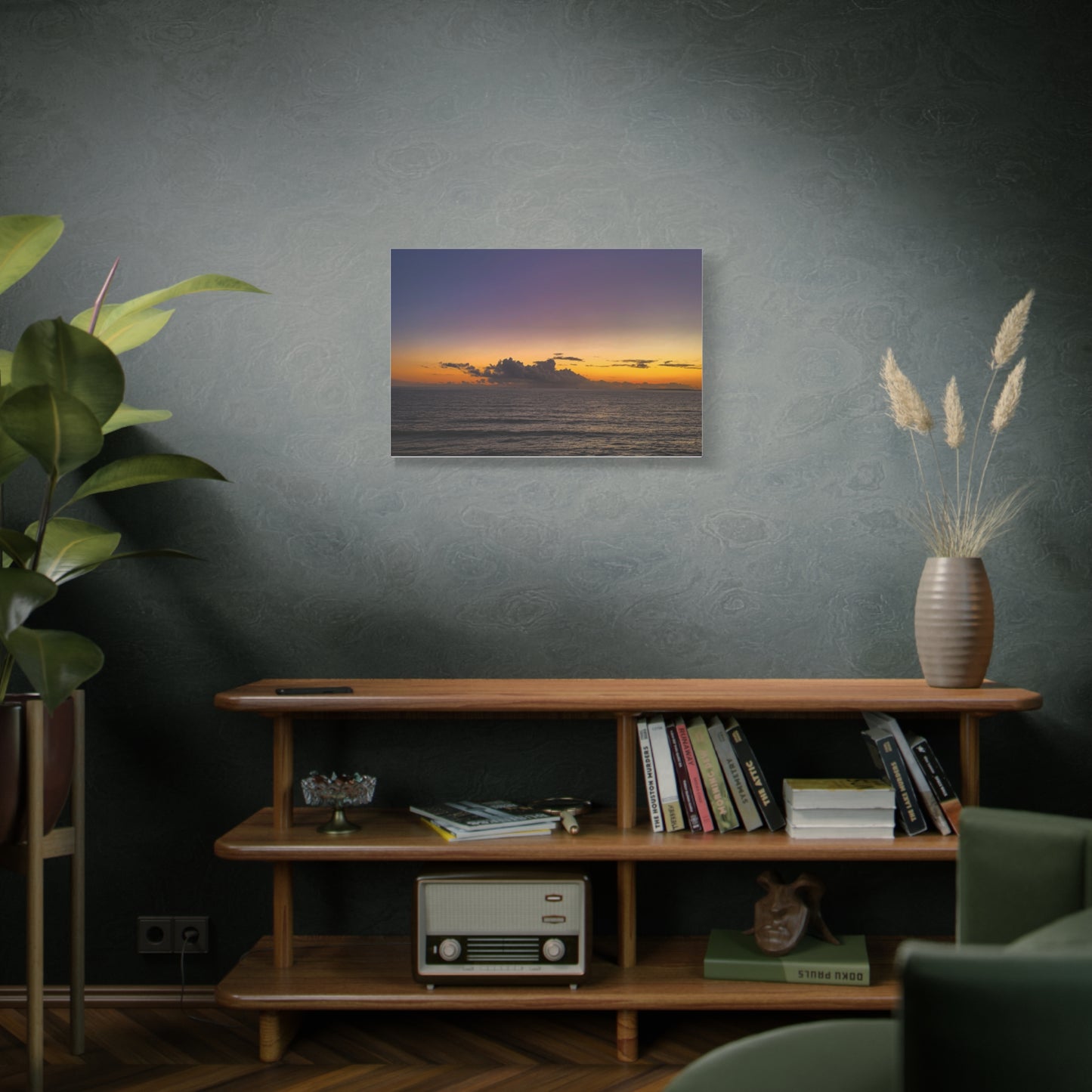 Sunset in Ocean 2 Matte Canvas, Stretched, 1.25"
