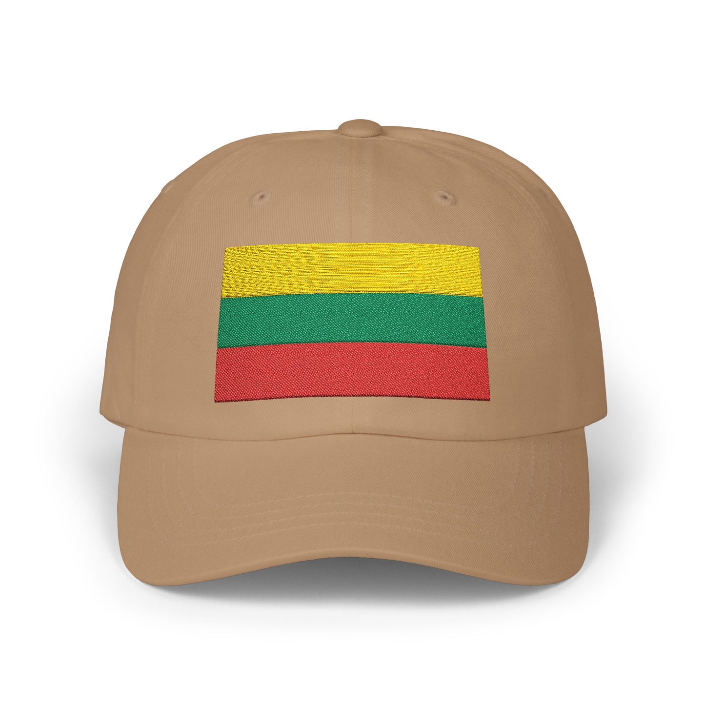 Lithuania Flag Embroidered Classic Dad Cap - Stylish Cotton Hat for Men