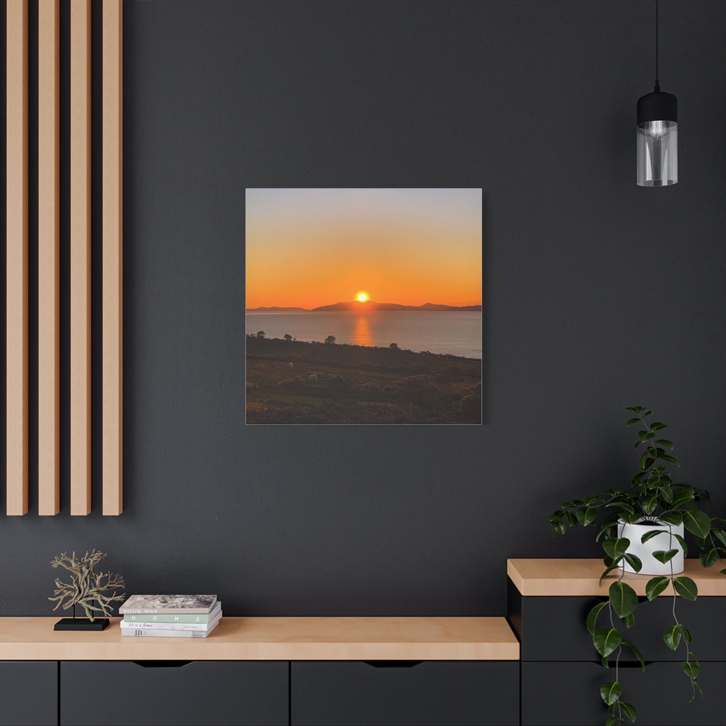 Sunset Ring of Kerry Matte Canvas, Stretched, 1.25"
