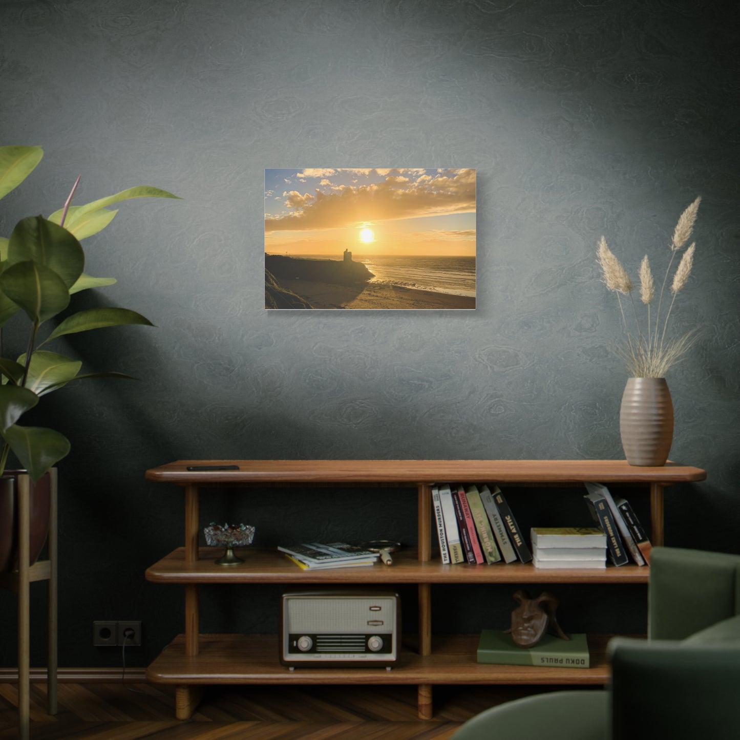 Ballybunion Sunset Castle Matte Canvas, Stretched, 1.25"