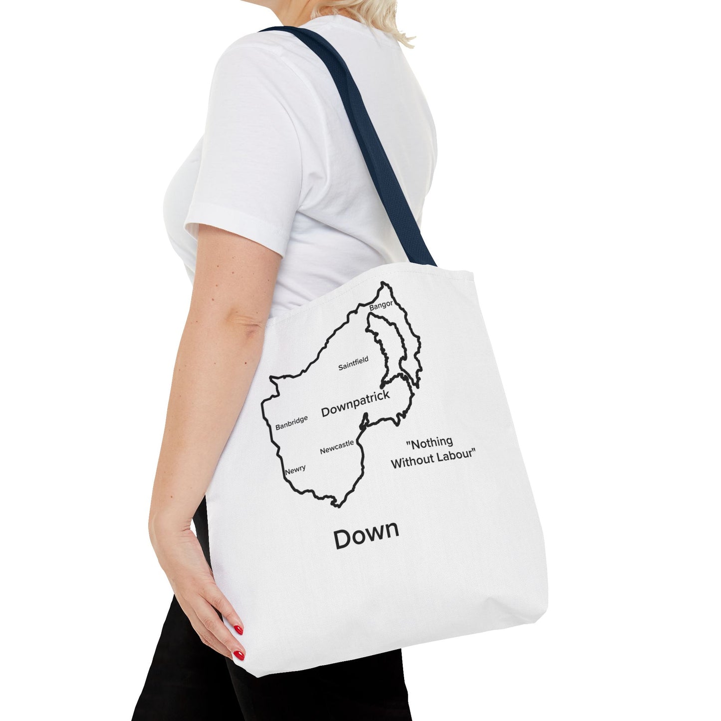 Down Tote Bag White Edition