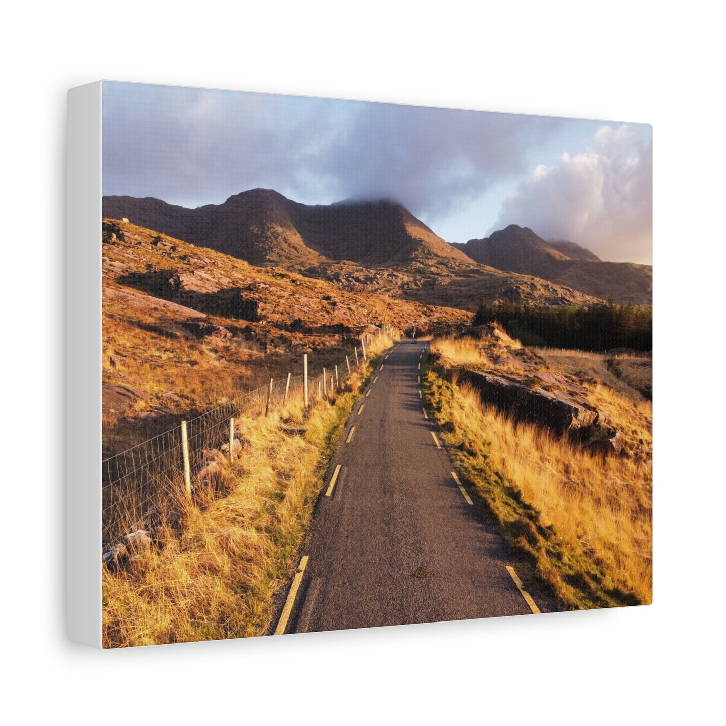 Sunset Road Matte Canvas, Stretched, 1.25"