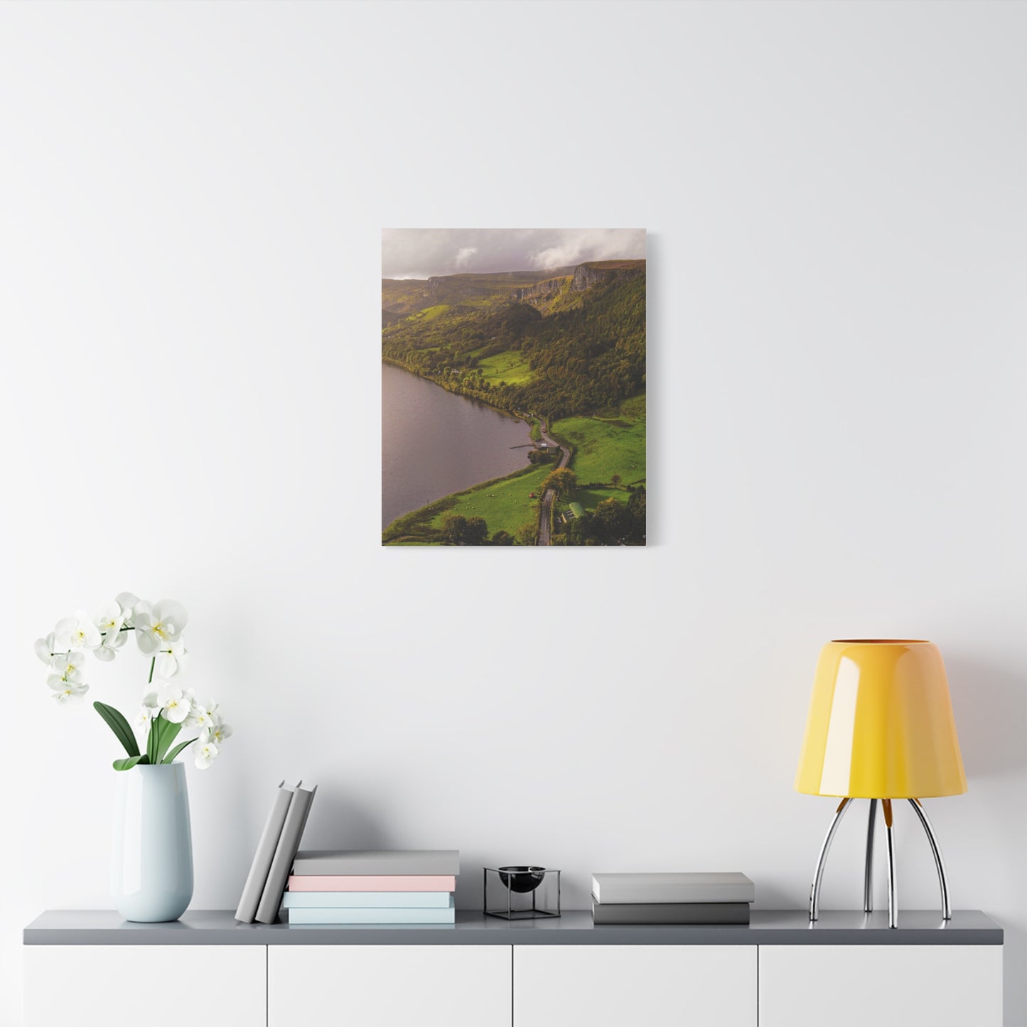 Sruth in Aghadh an Aird or The devil's Chimney Matte Canvas, Stretched, 1.25"
