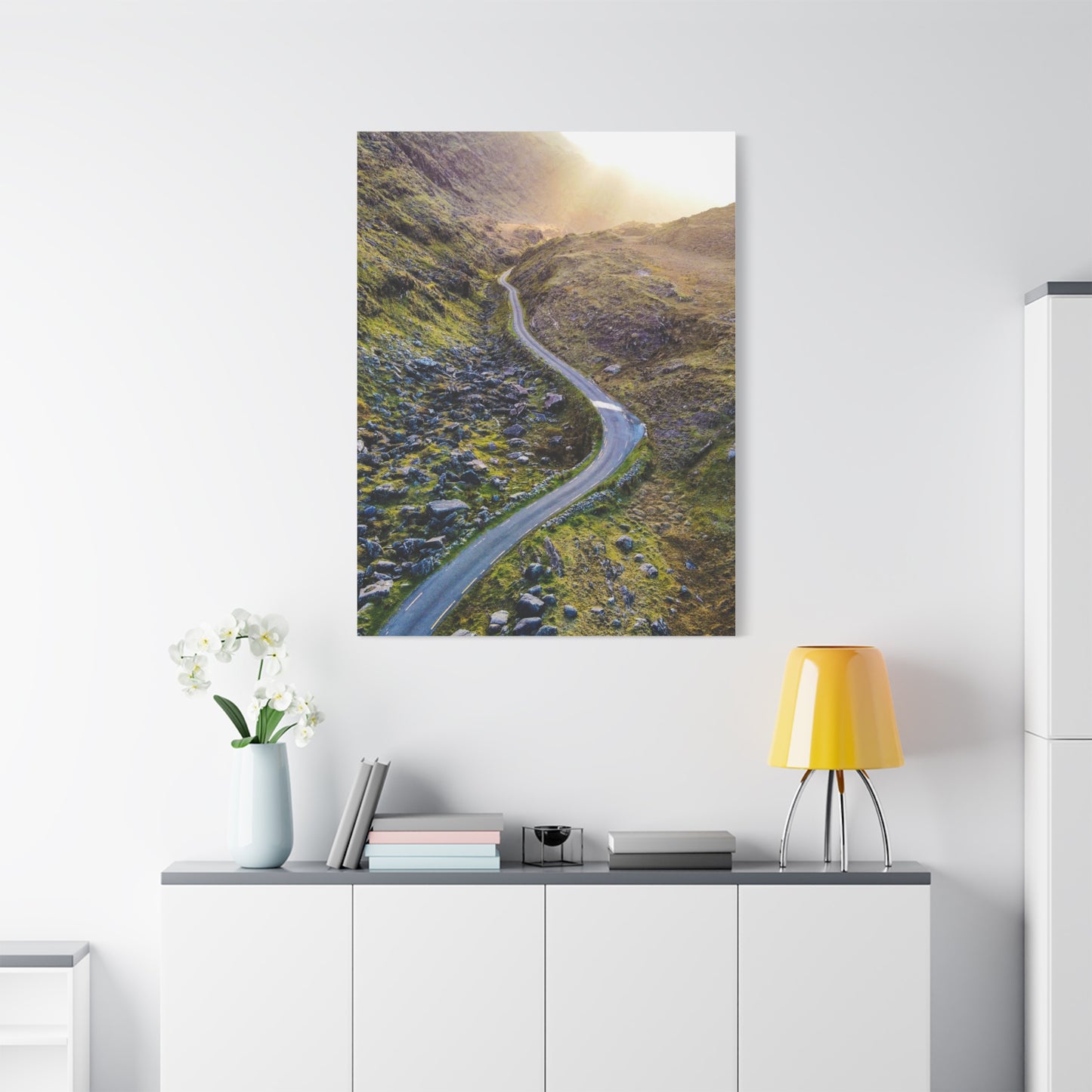 Valley Road Matte Canvas, Stretched, 1.25"