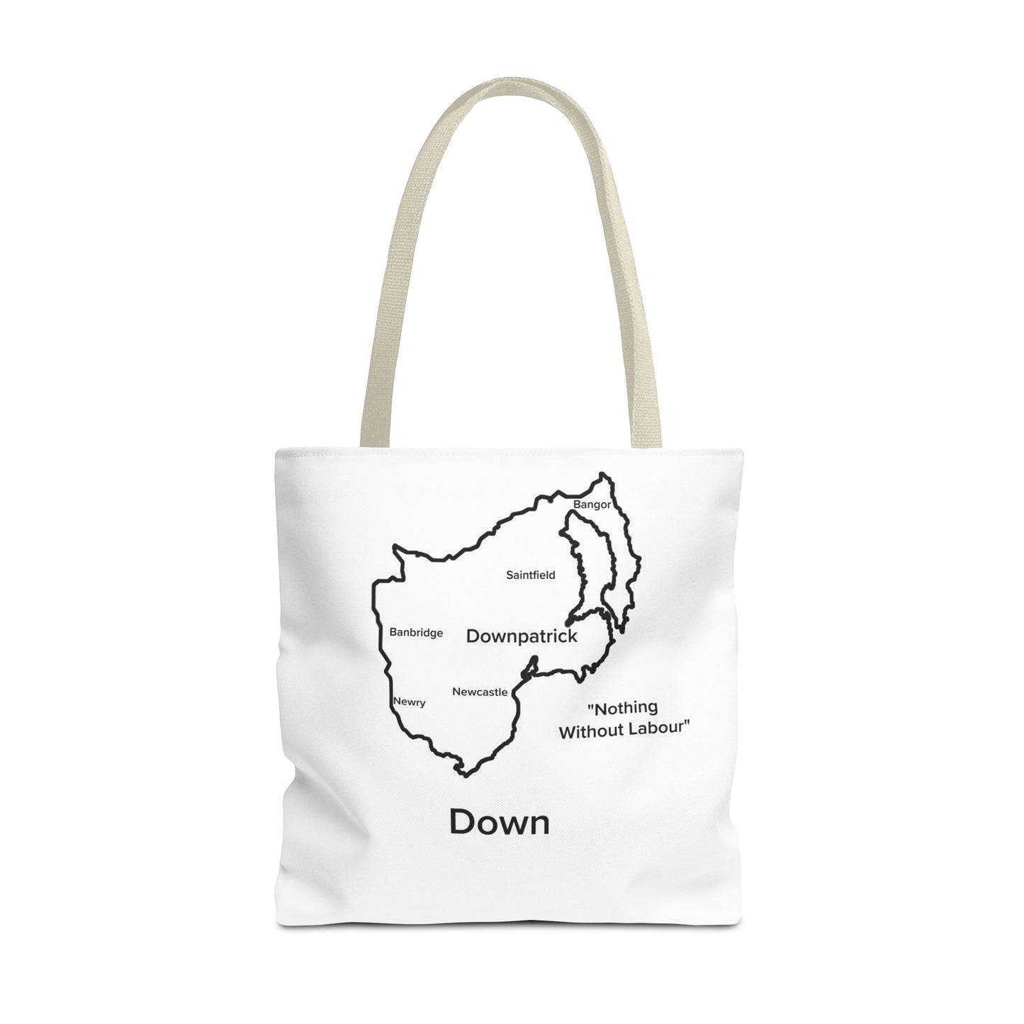 Down Tote Bag White Edition