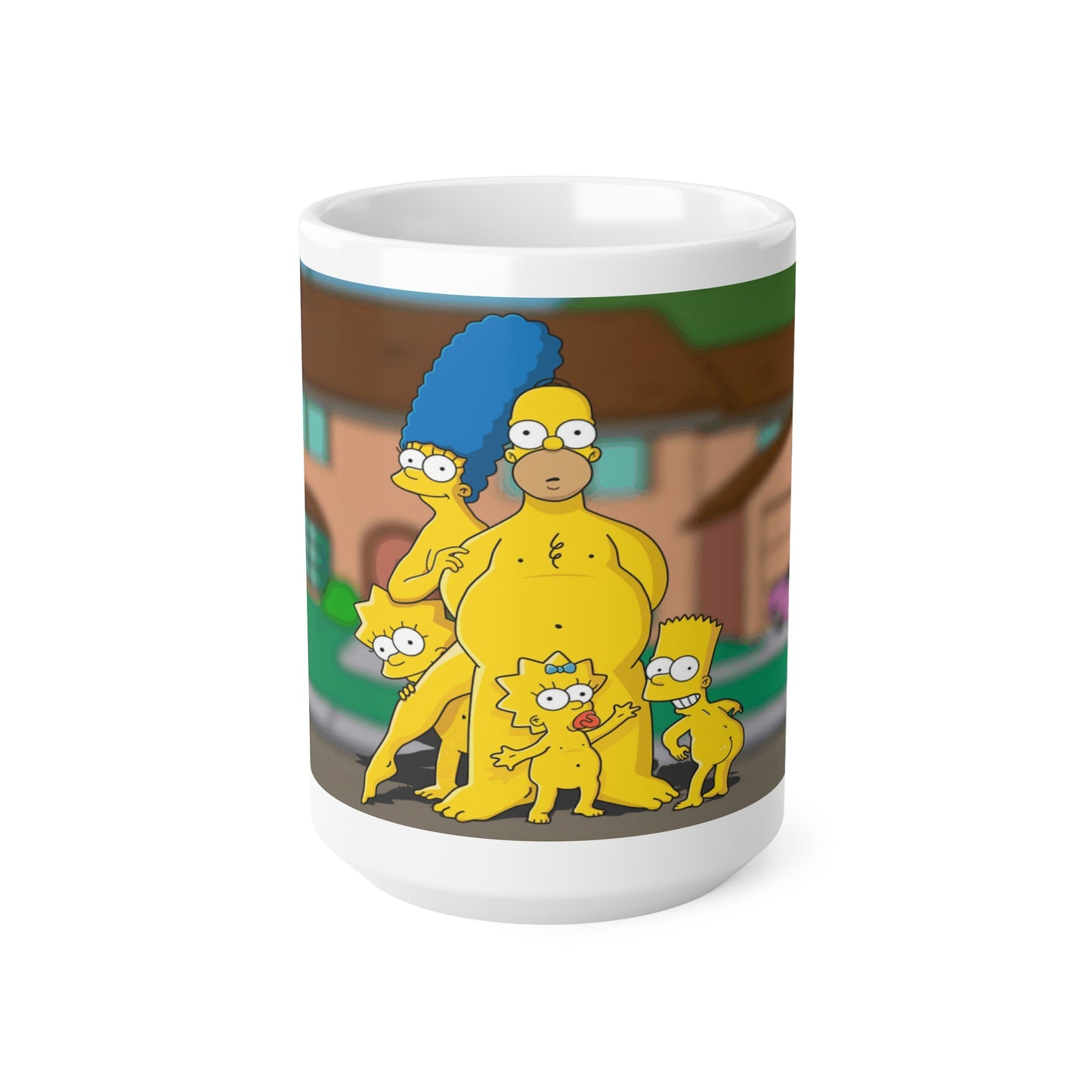 Funny Family Mug - Cartoon Style Coffee Cups, 11oz & 15oz - Unique Gift for Fans