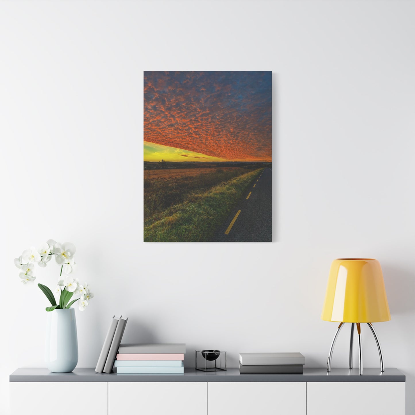 Cloudy Sunset Matte Canvas, Stretched, 1.25"