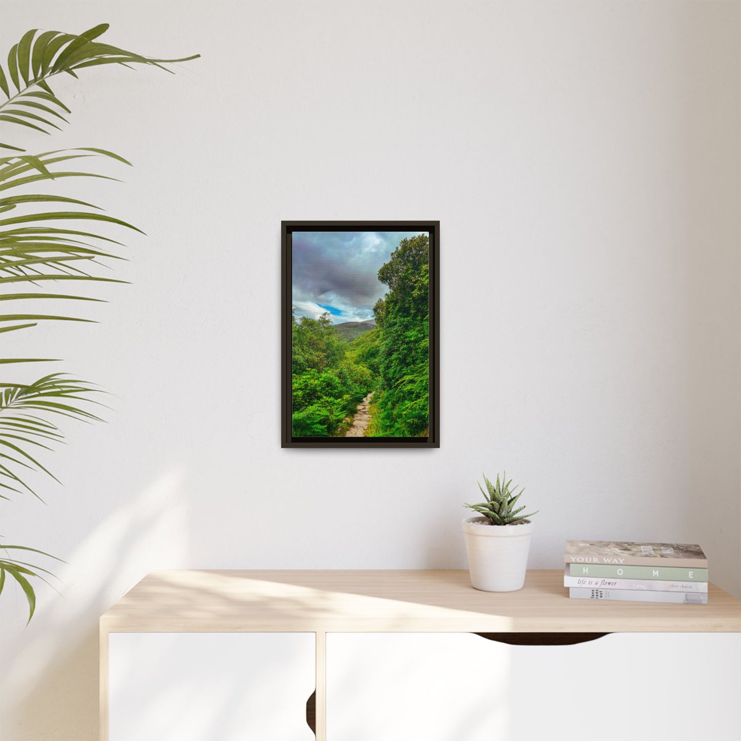 Torc Trail Matte Canvas, Framed (Multi-color)