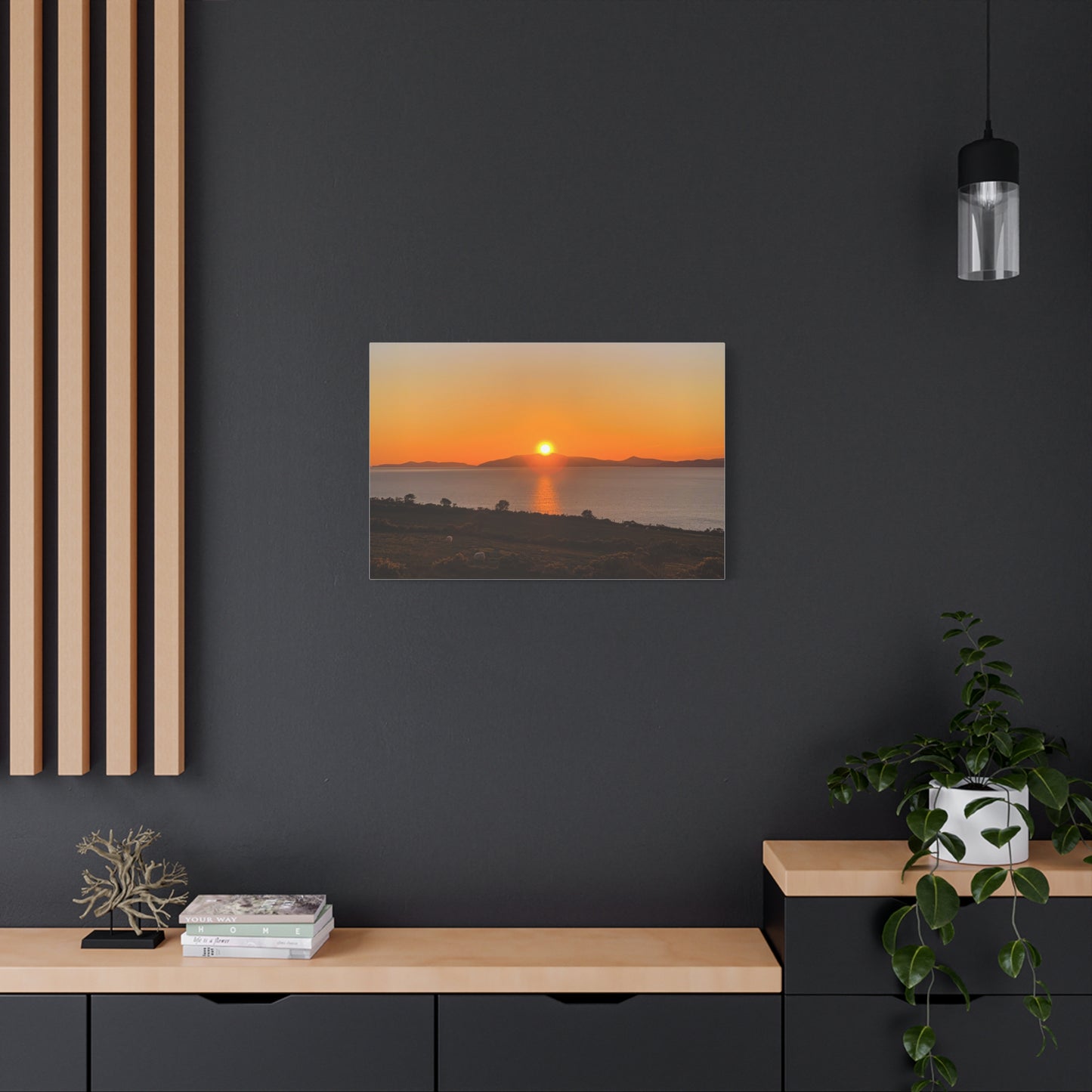 Sunset Ring of Kerry Matte Canvas, Stretched, 1.25"