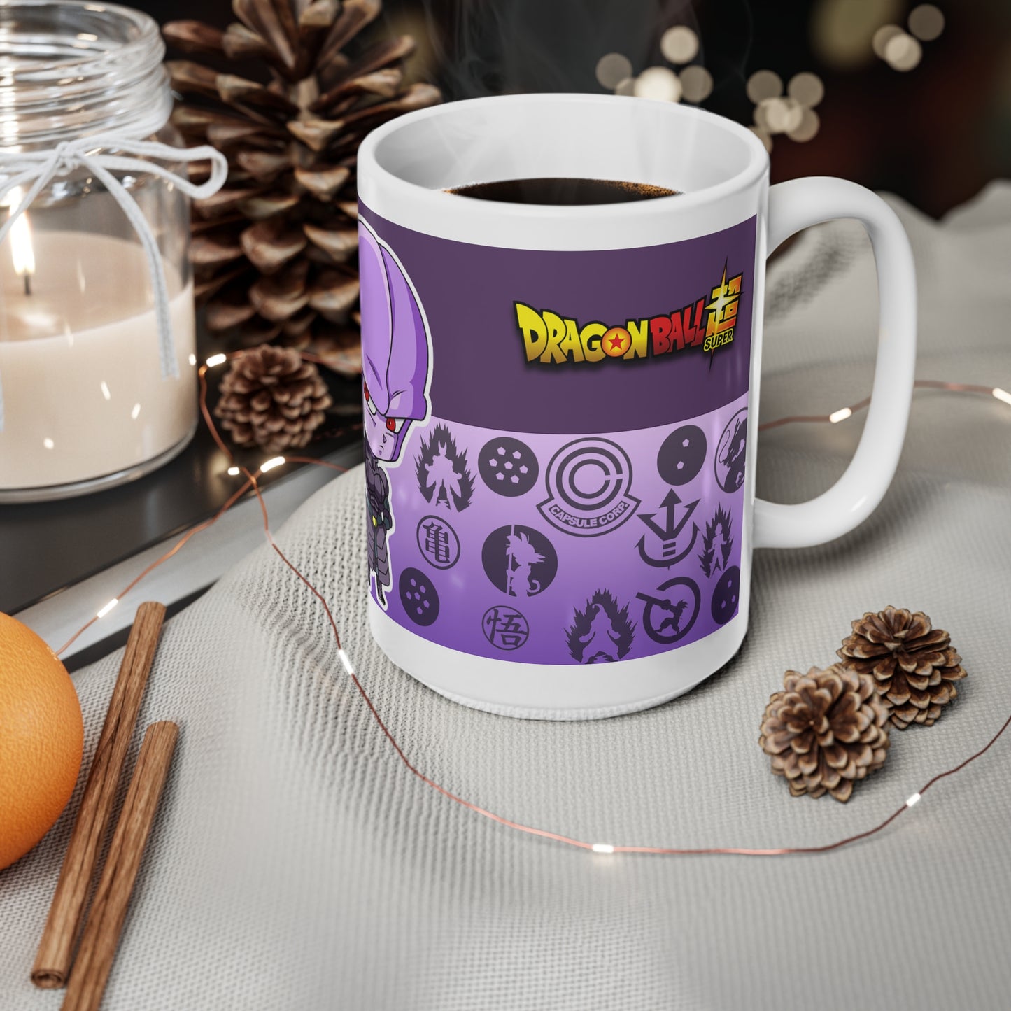 Dragon Ball Super Ceramic Coffee Mug - 11oz & 15oz, Anime Art Design