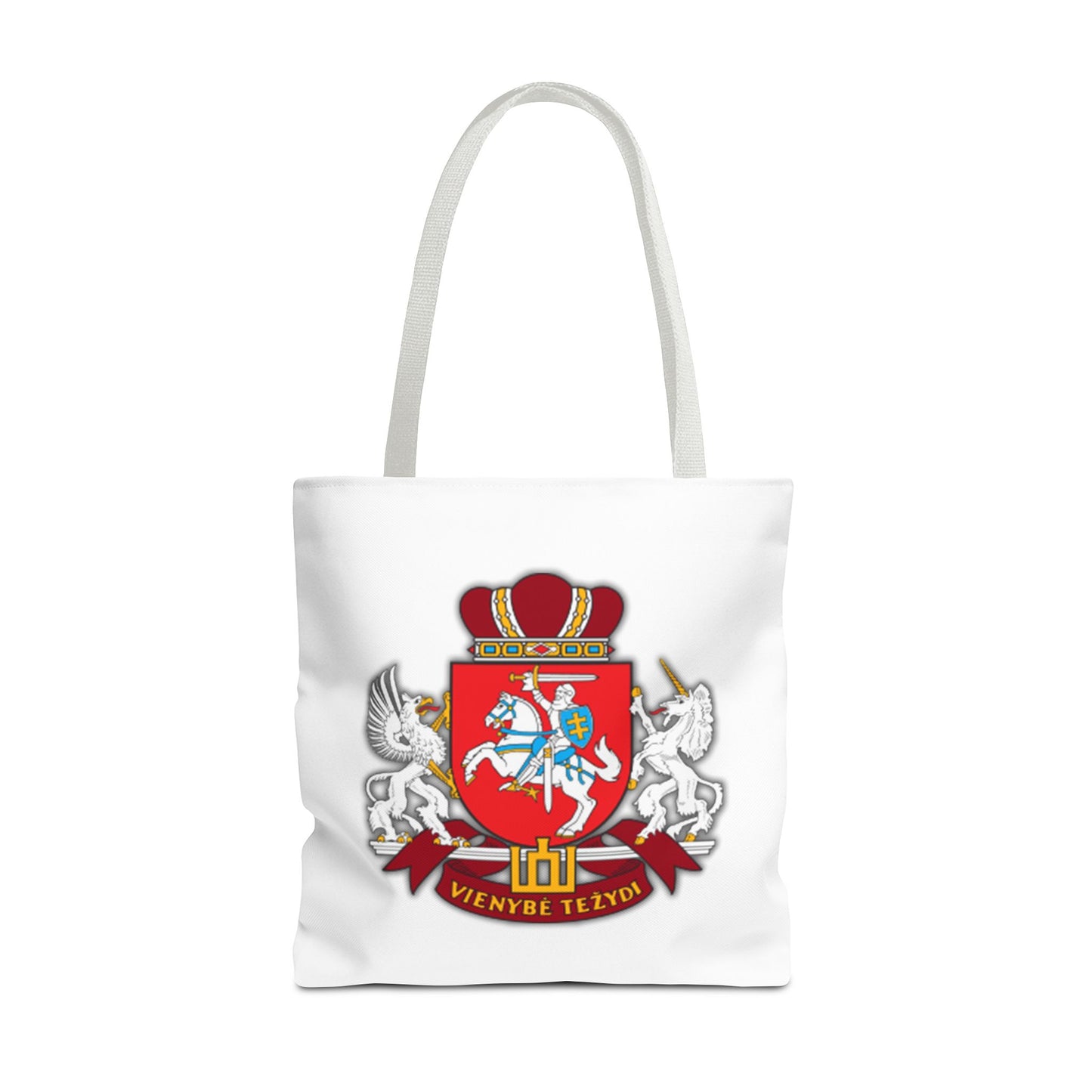 Heraldic Lithuania Crest Tote Bag - Stylish and Reusable for Everyday Use