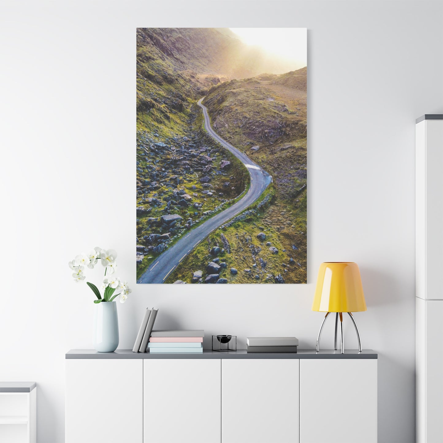 Valley Road Matte Canvas, Stretched, 1.25"