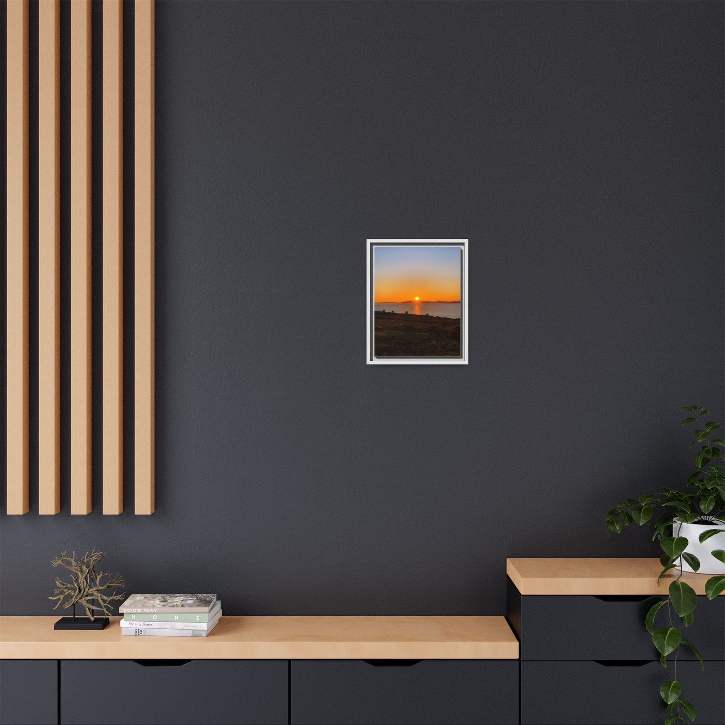 Sunset Ring Of Kerry Matte Canvas, Framed (Multi-color)