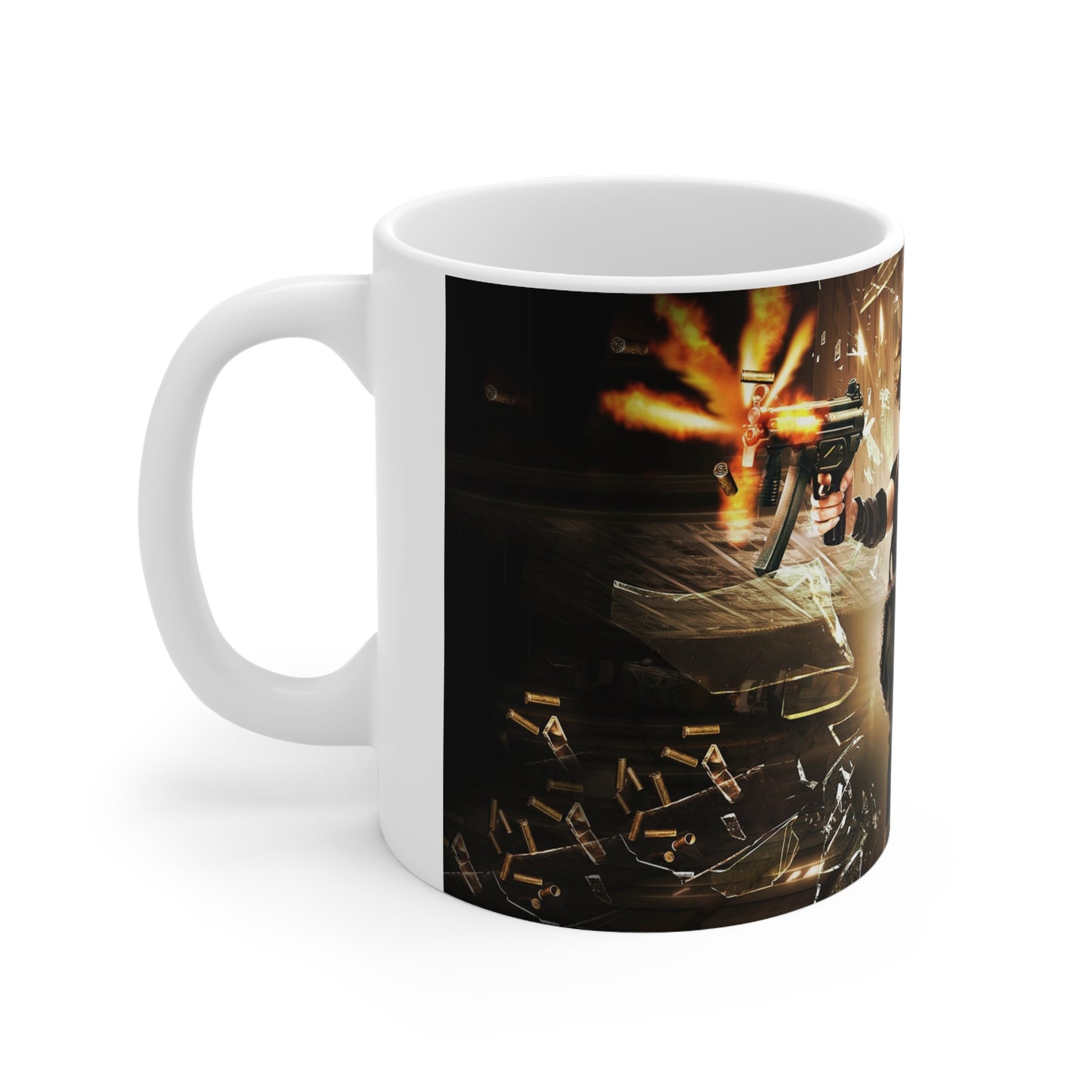 Action Hero Ceramic Coffee Cups | 11oz & 15oz